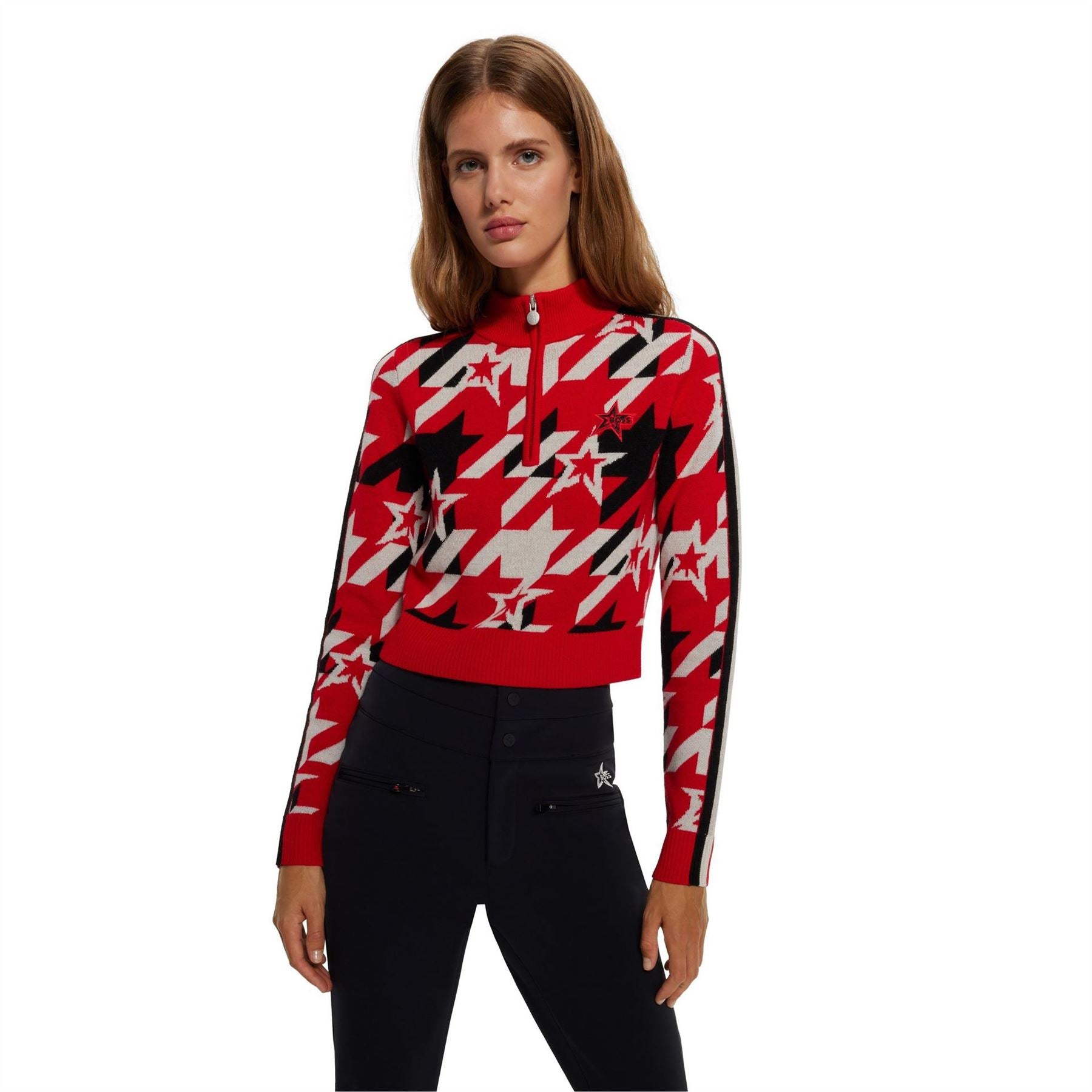 Boss Zip Neck Long Sleeve Regular Fit Sweater