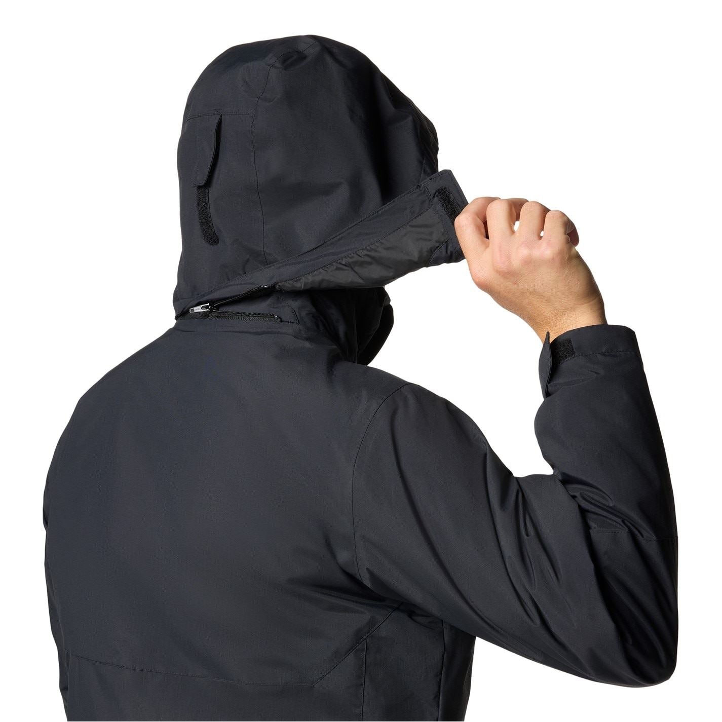 Columbia Element Blocker III Solid Patterned Hooded Three In One Jacket
