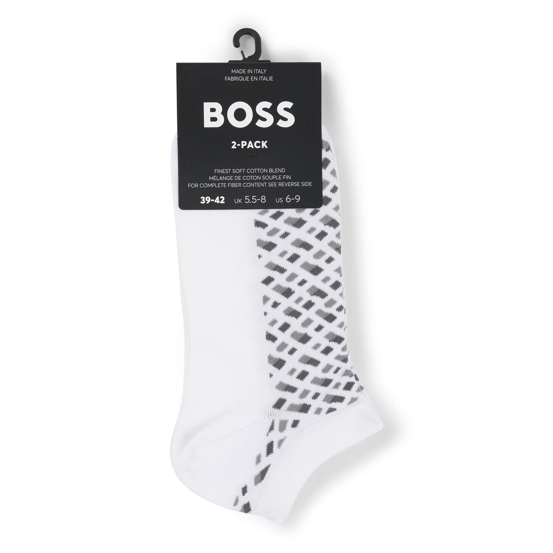 Boss BOSS Bodywear 2 Pack Ankle Socks with Logo Detail