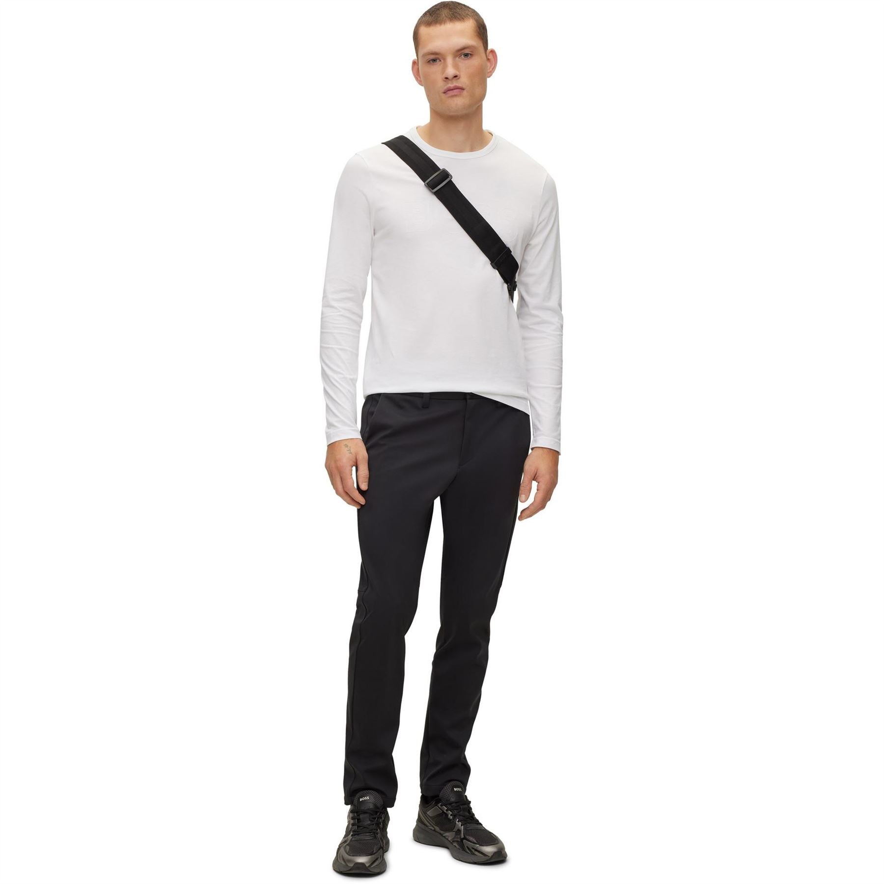 Boss Crew Neck Long Sleeve Regular Fit T-Shirt