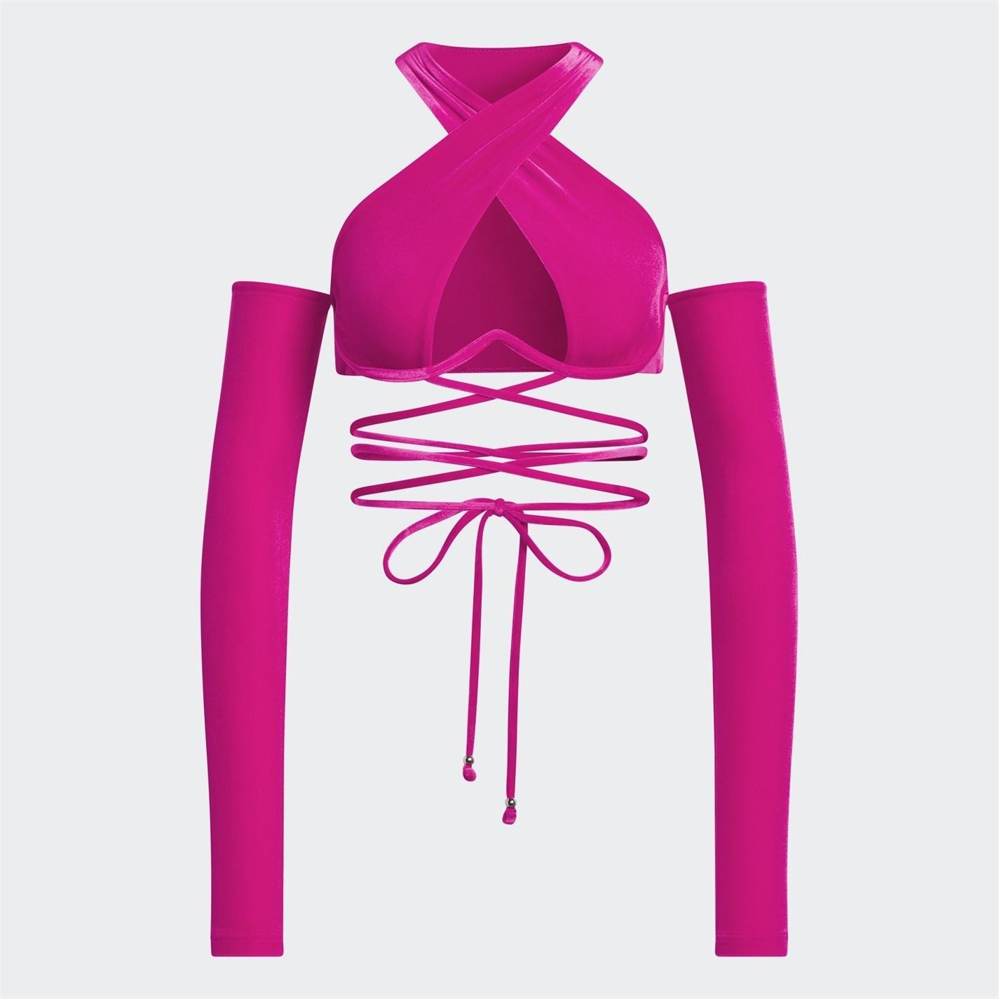 adidas Originals Ivy Park Lace Up Bikini Top