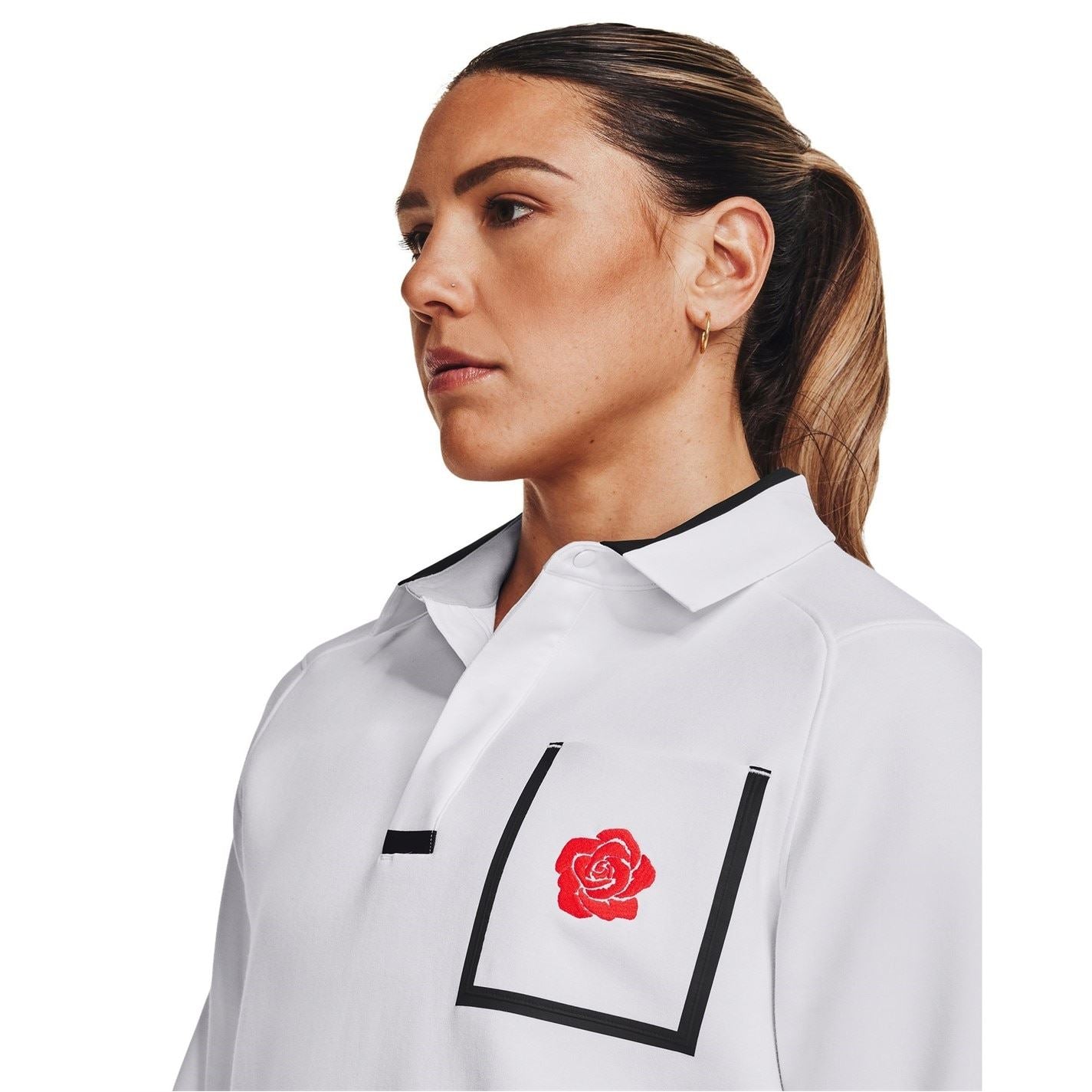 Under Armour Adults Summit Knitted Long Sleeve Polo Shirt