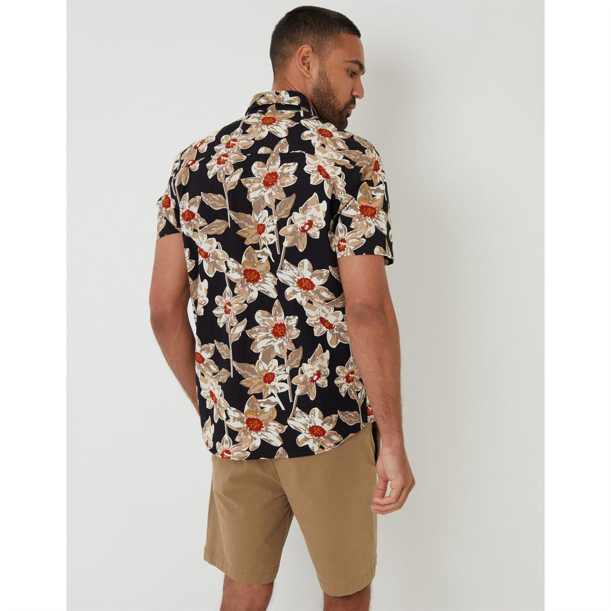 Threadbare Bellis Regular Fit Short Sleeve Shirt