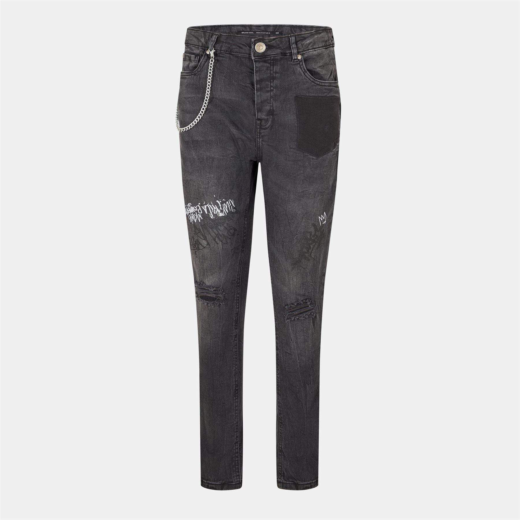 Brave Soul Fit Denim Jean With Button Fly