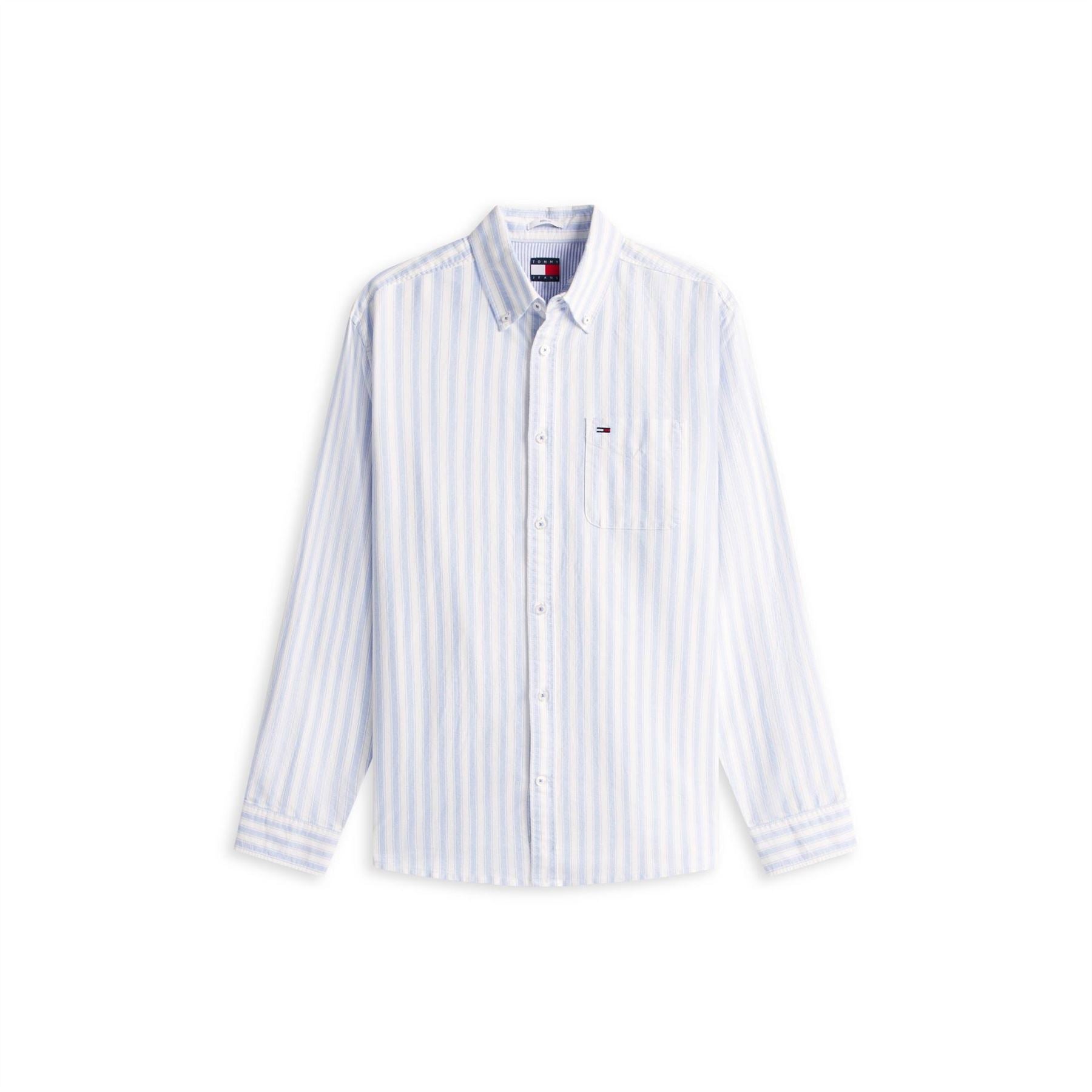 Tommy Jeans Long Sleeve Patterned Shirt
