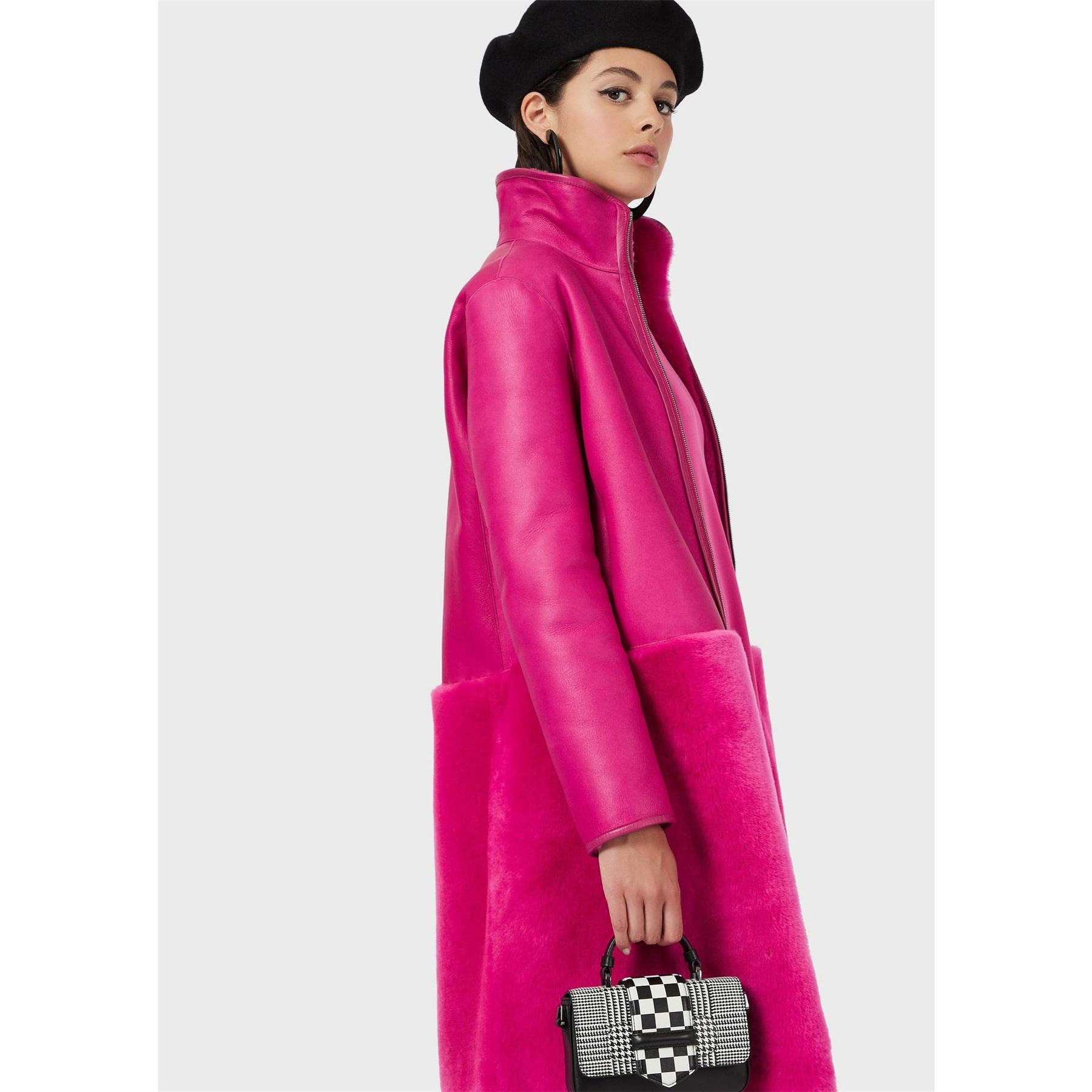 Emporio Armani Reversible Shearling Fur Coat
