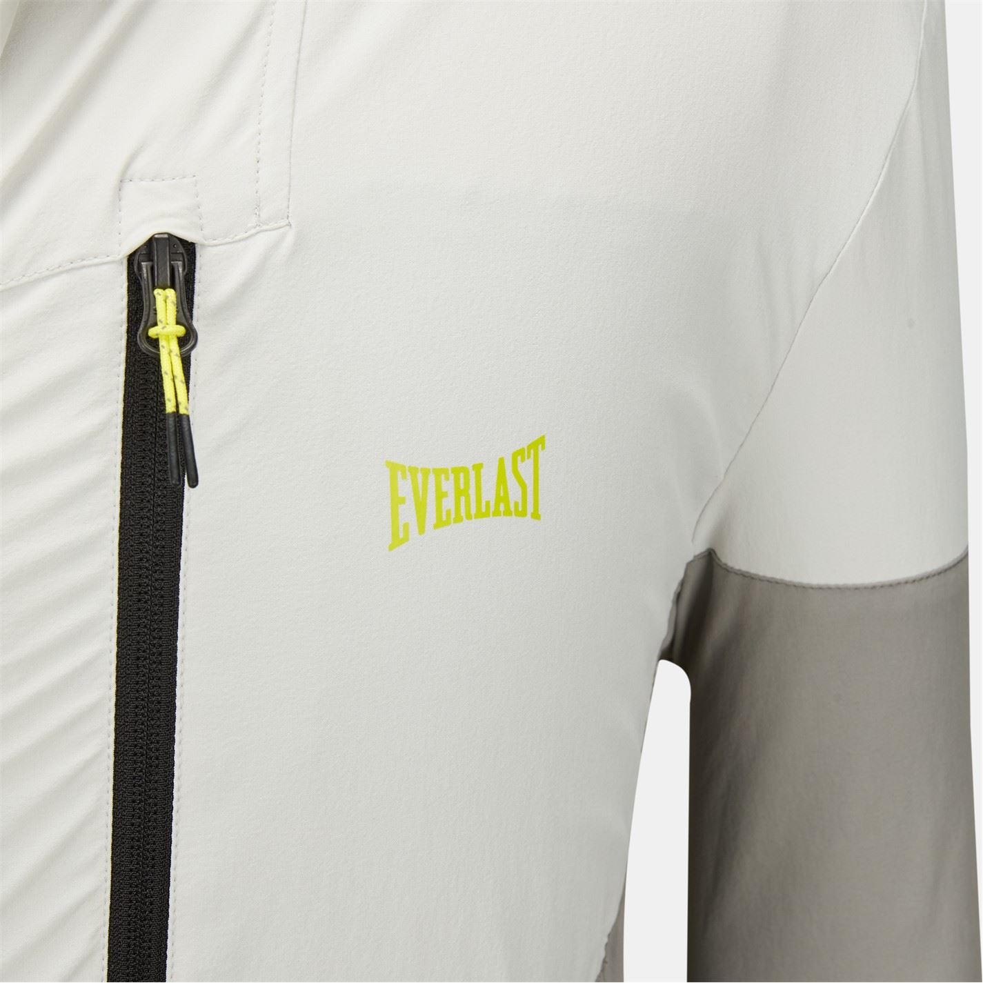 Everlast NRG Color Block Hooded Drawstring Track Jacket with Logo