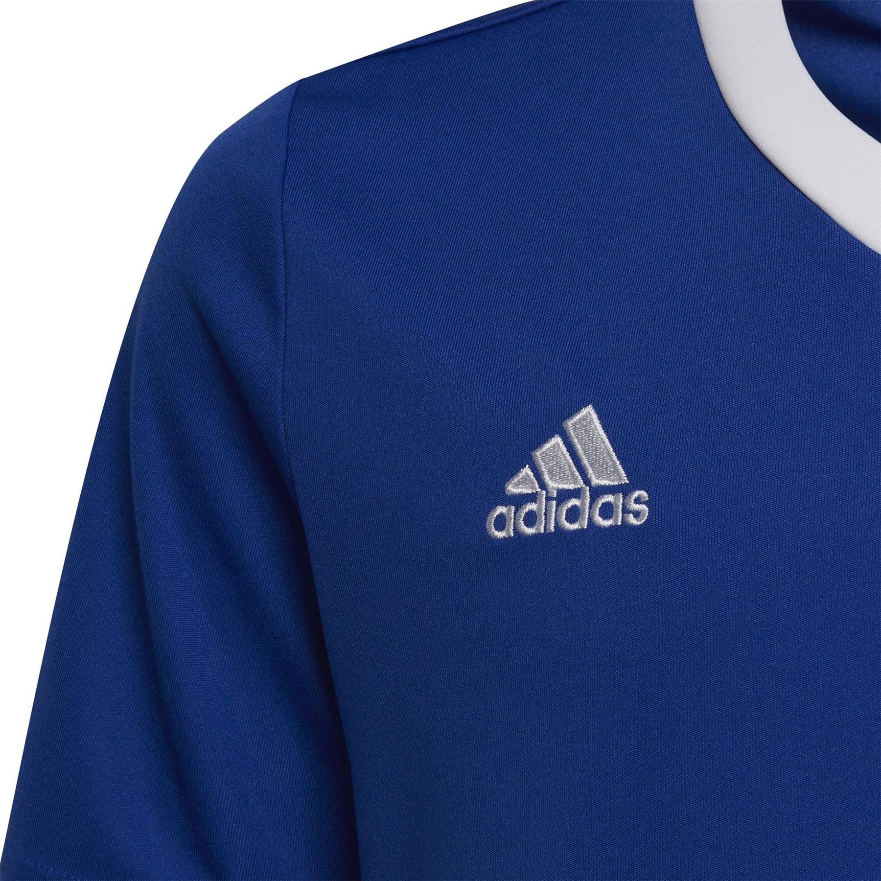 adidas Kids Jersey V-Neck Short Sleeve T-Shirt