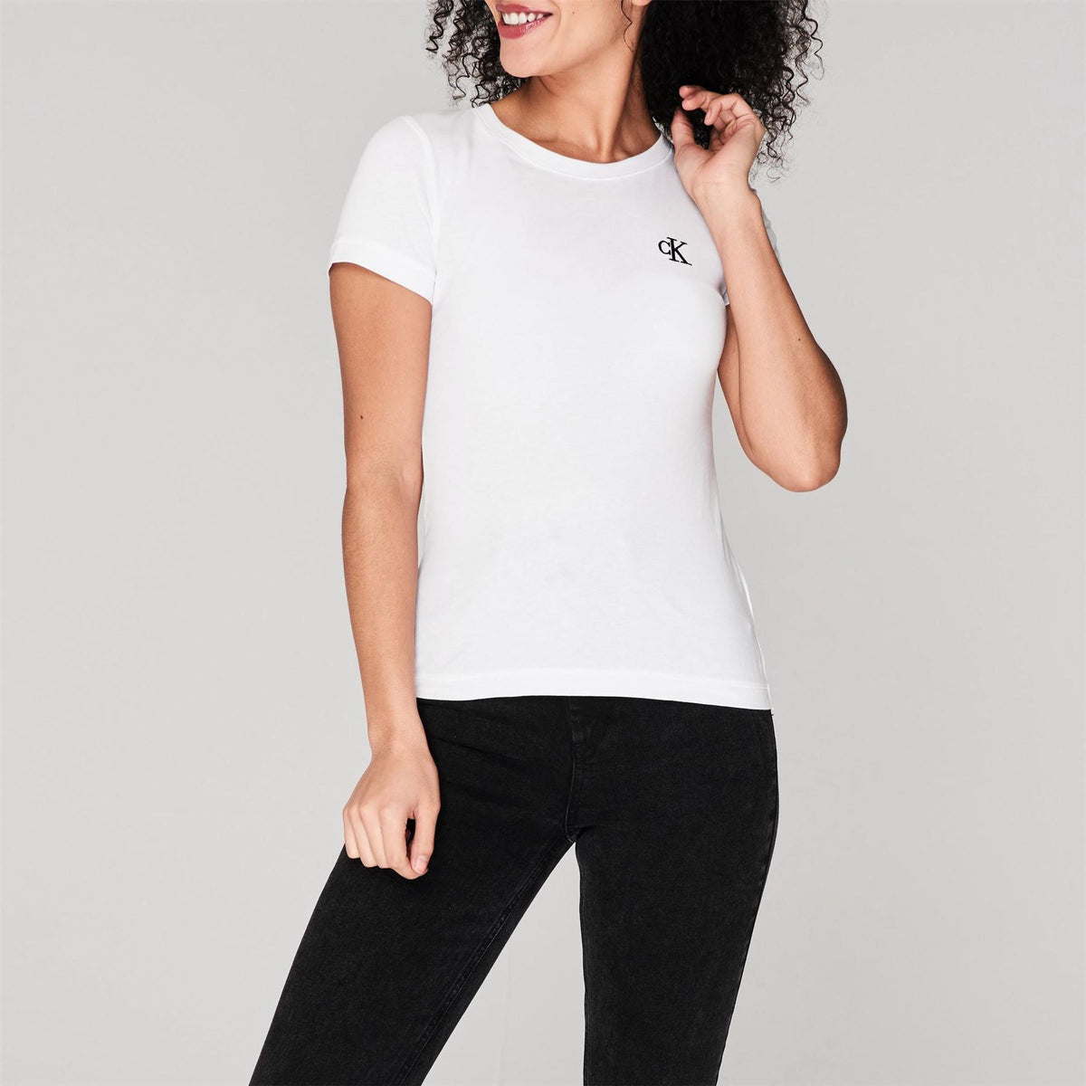 Calvin Klein Jeans Embroidered Logo Slim Fit T-Shirt