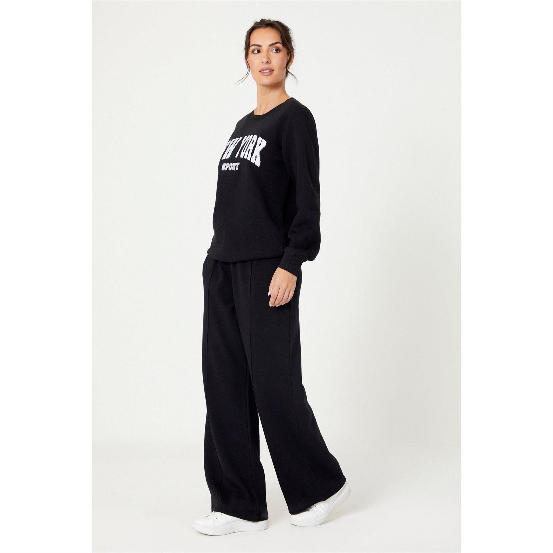 Be You Nyc Slogan Sweat Set