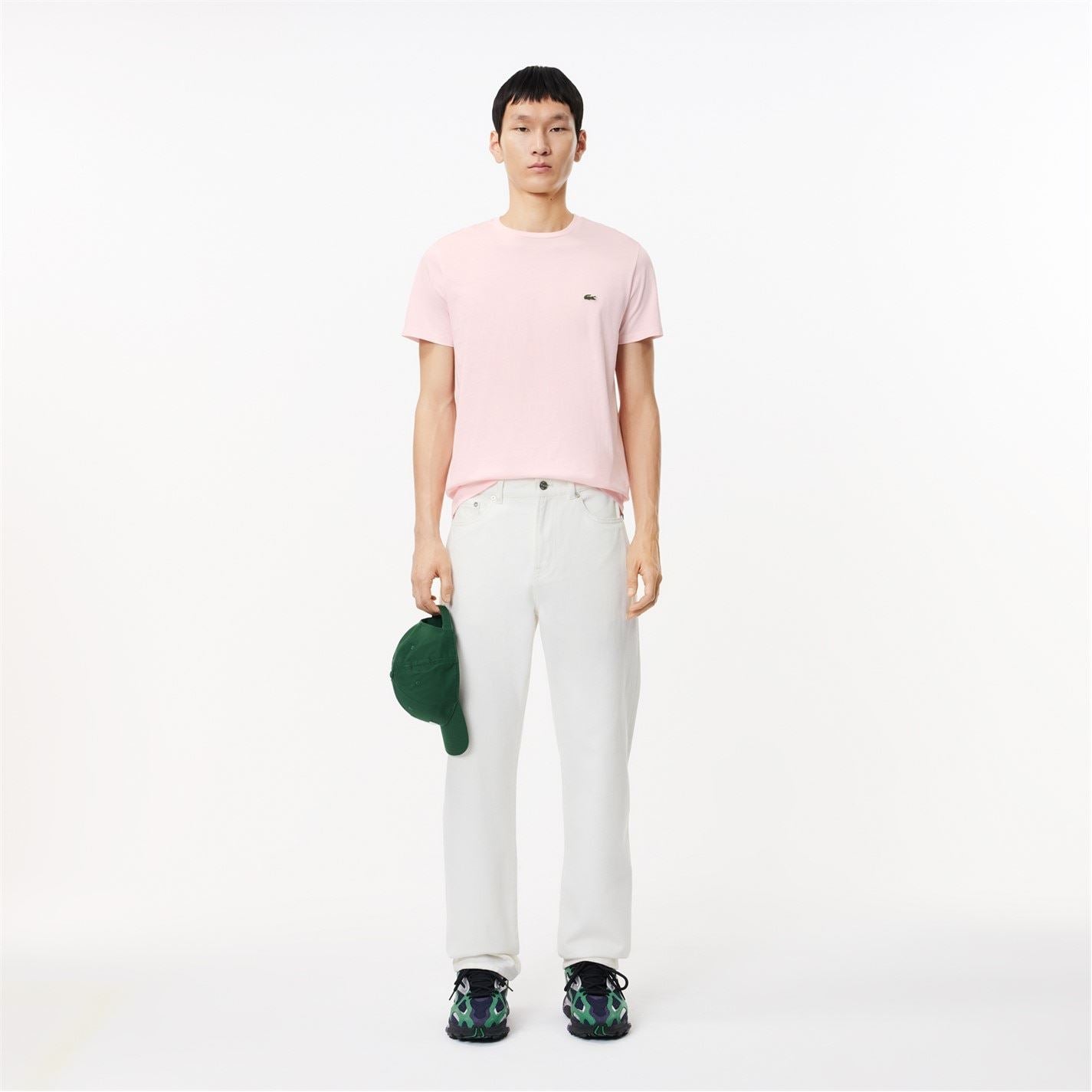 Lacoste Crocodile Logo Crew Neck Short Sleeve Jersey T-Shirt
