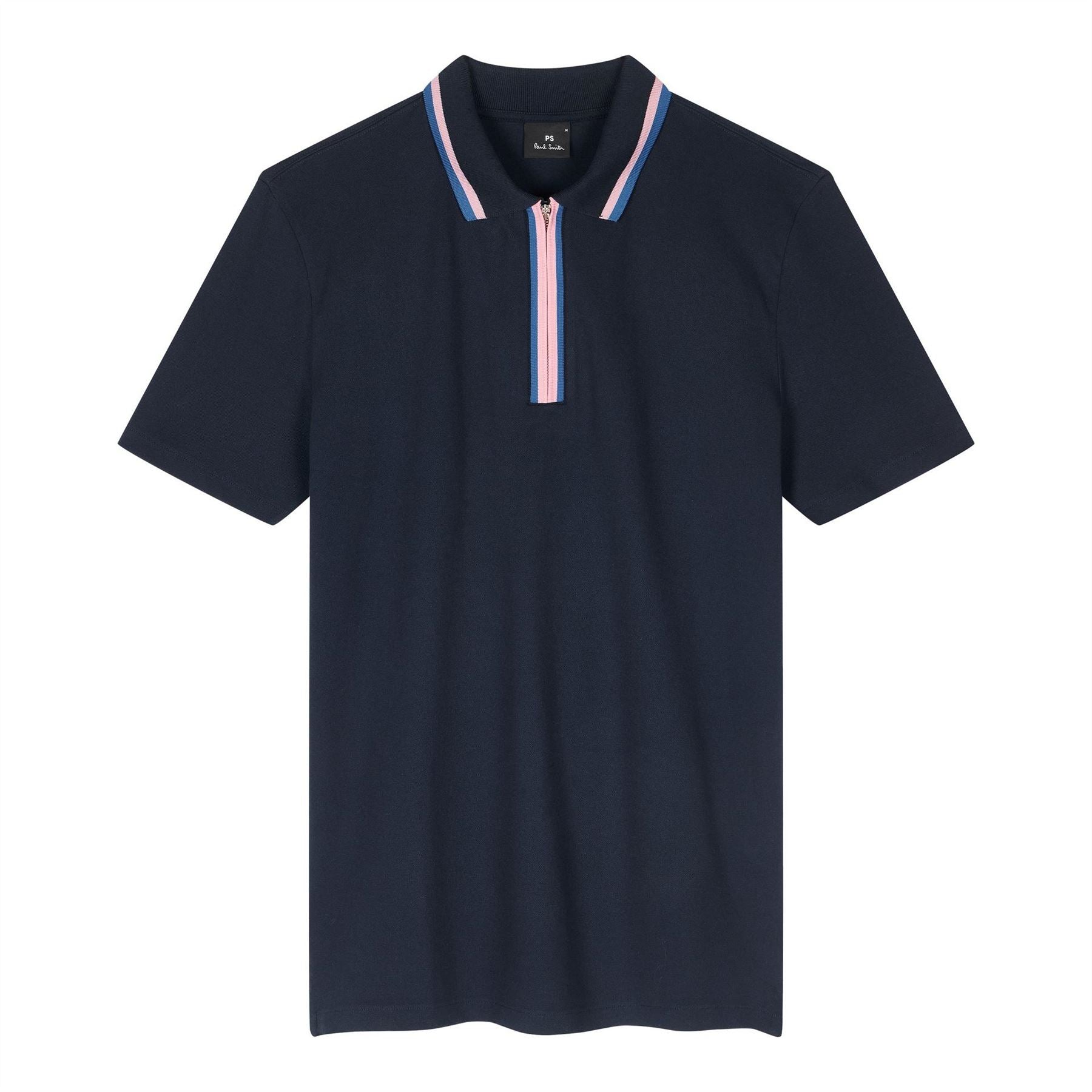 PS Paul Smith Zipped Short Sleeve Polo Shirt