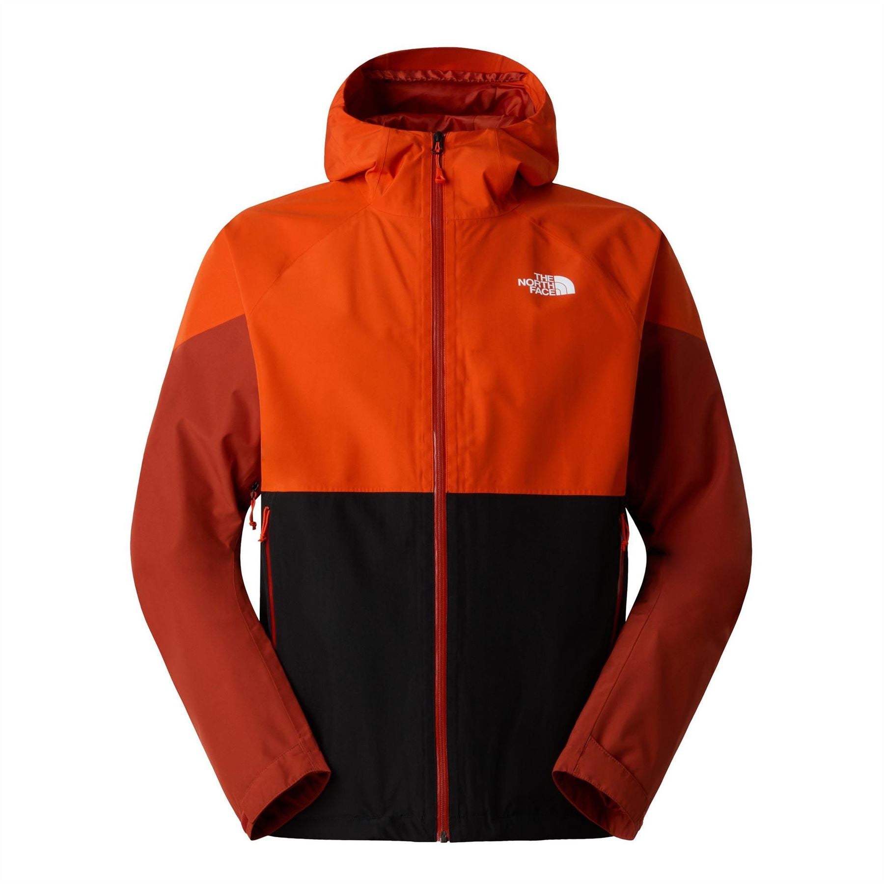 The North Face Hooded Neck Lightning Color Block Rain Jacket