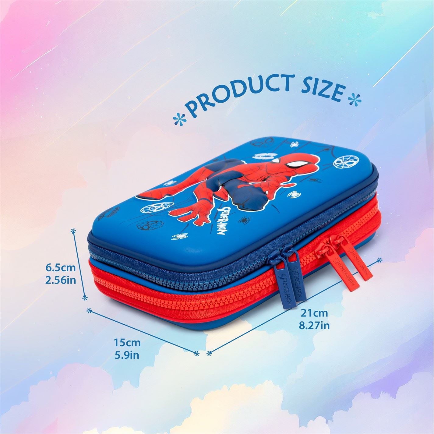 Character Pencil Case Stich Elsa Spiderman