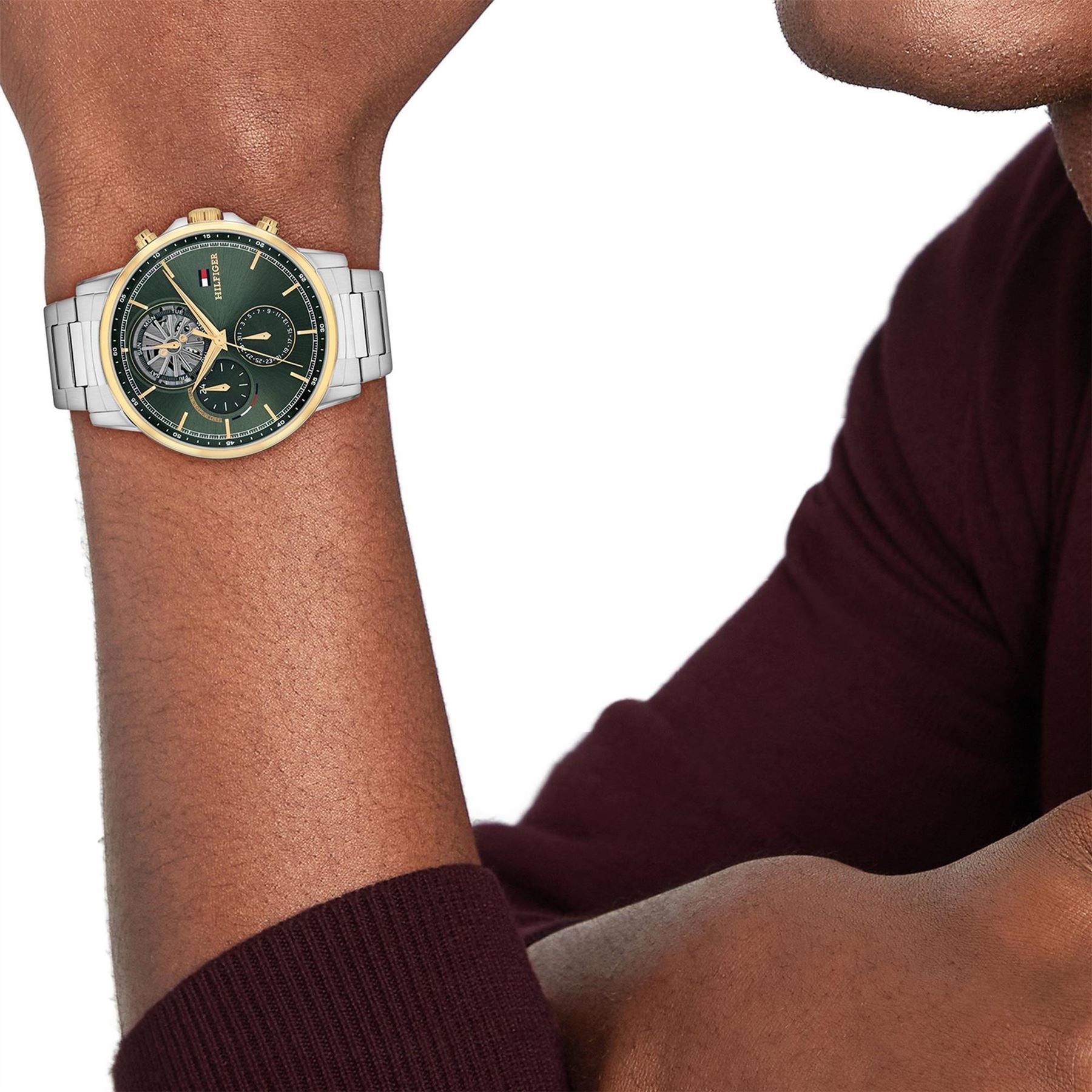 Tommy Hilfiger Hilfiger Mens Stainless Steel Bracelet Watch