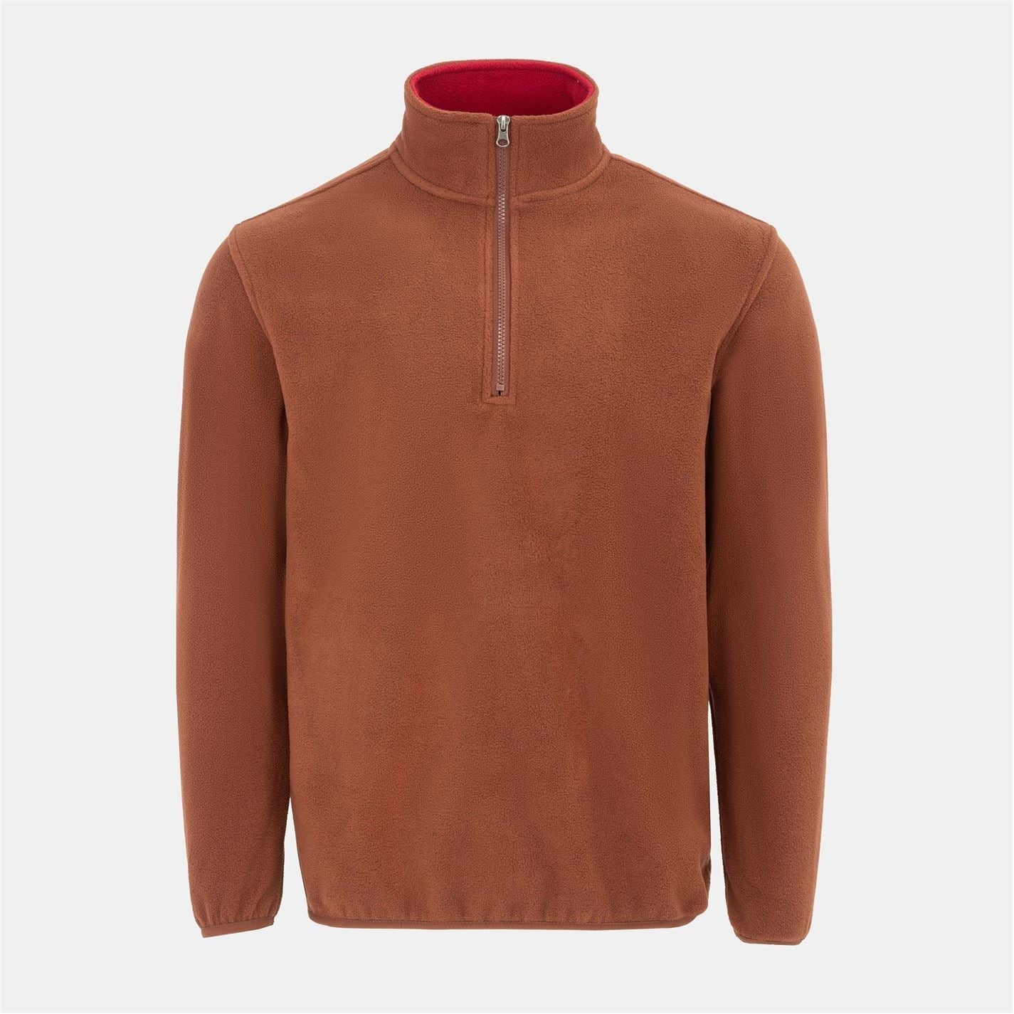 Donnay Mens Quarter Zip Fleece Jacket