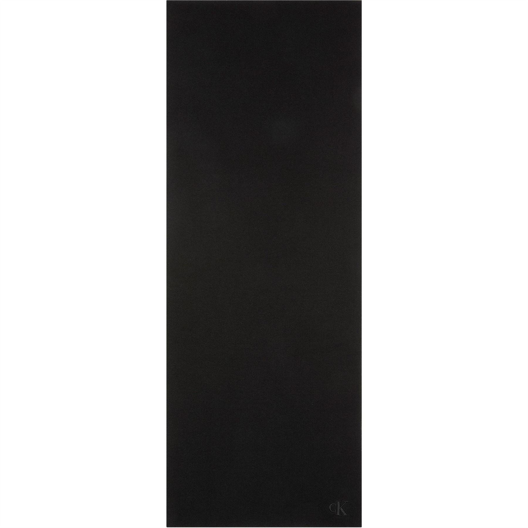 Calvin Klein Ribbed Oblong Scarf with Logo