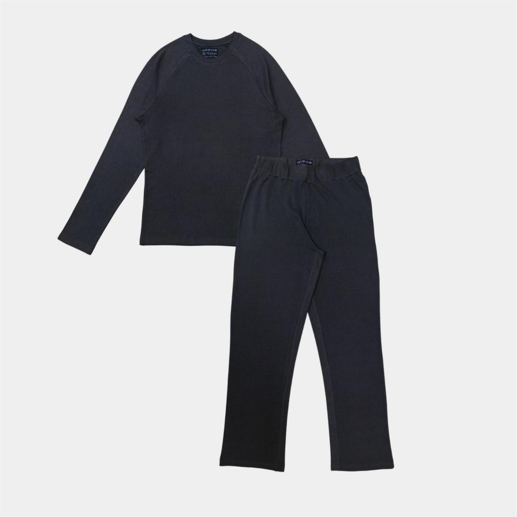 Howick  Cotton Crew Neck Long Sleeve Pyjama Sets