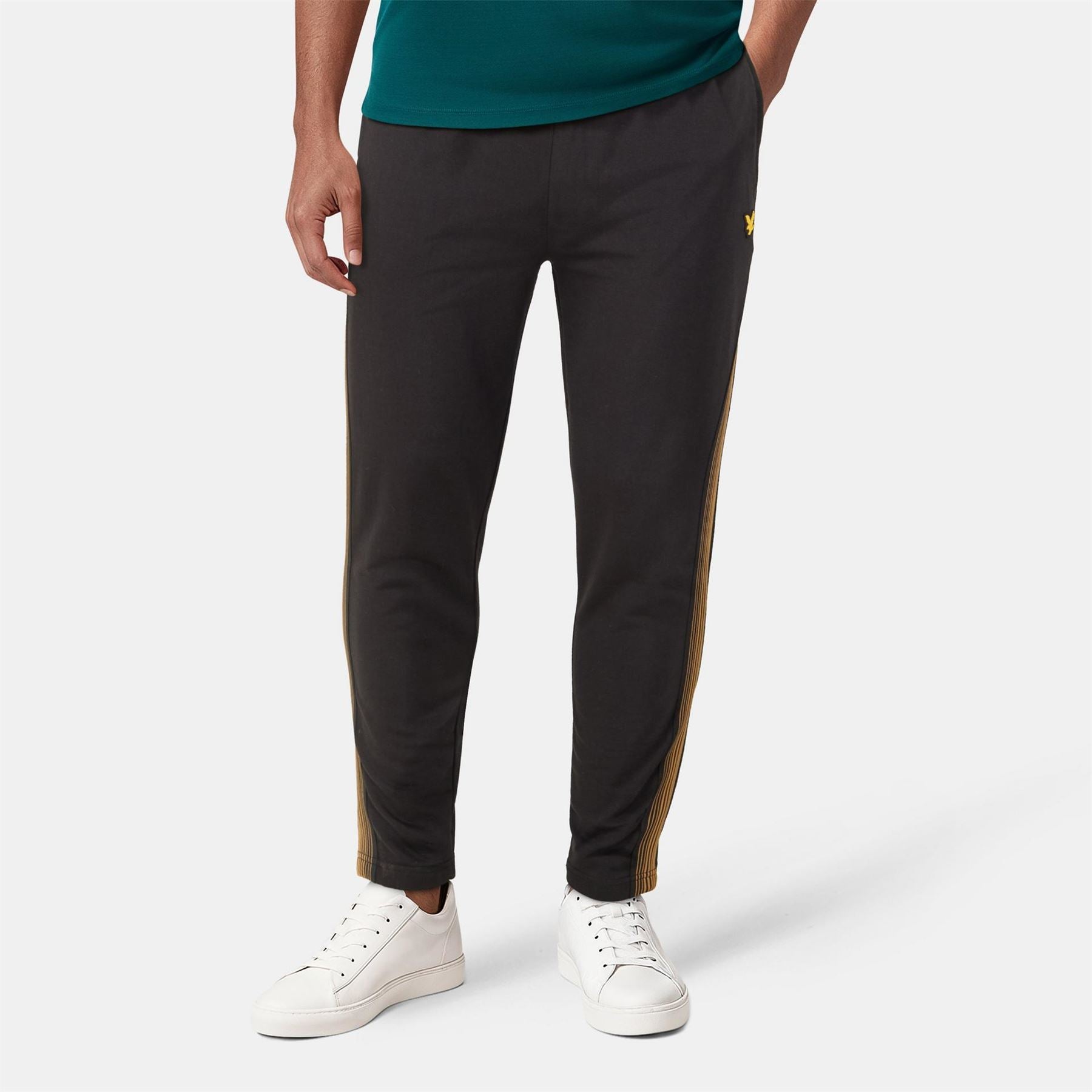 Lyle and Scott Collared Neck Polo Shirt Casual Pant Set
