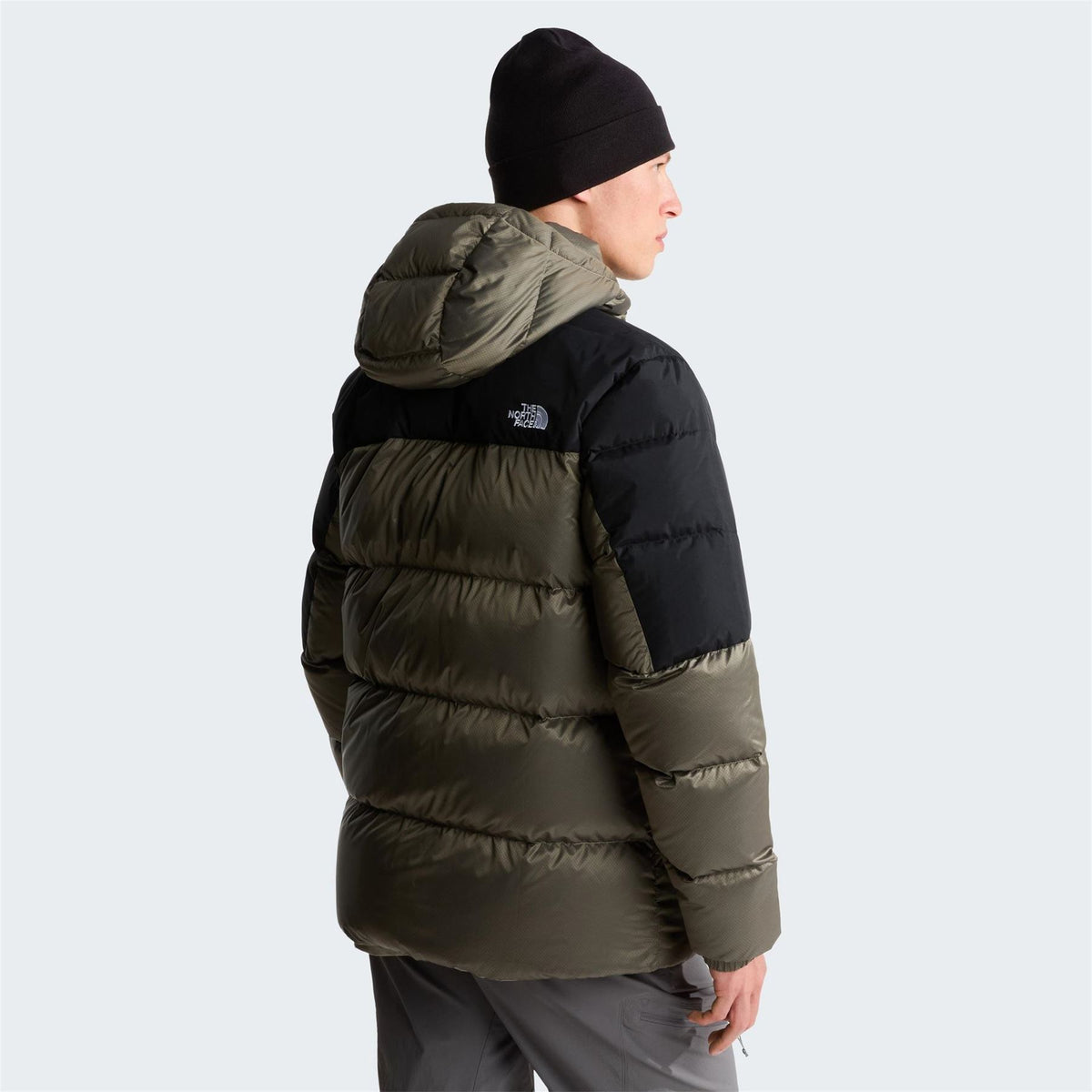 The North Face Mens Diablo Hooded Down Jacket with Back Neck Logo