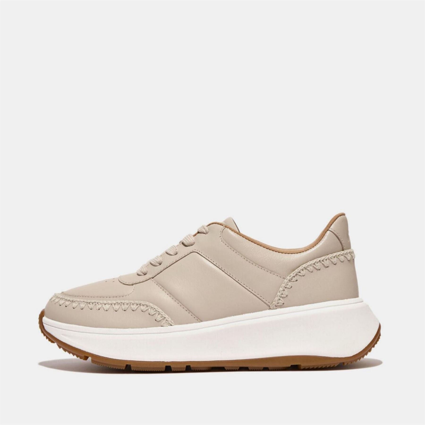 Fitflop Mode Crochet Stitch Leather Flatform Trainers