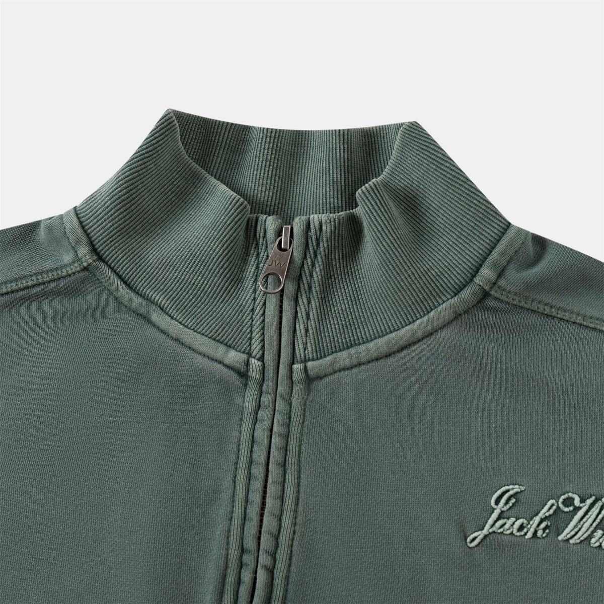 Jack Wills Script Quarter Zip  Fleece Top Ladies
