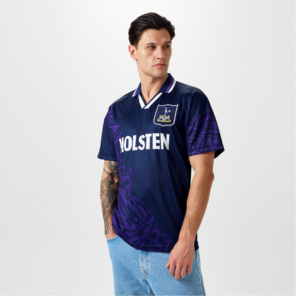 Score Draw Tottenham Hotspur Retro Away Shirt 94 Adults