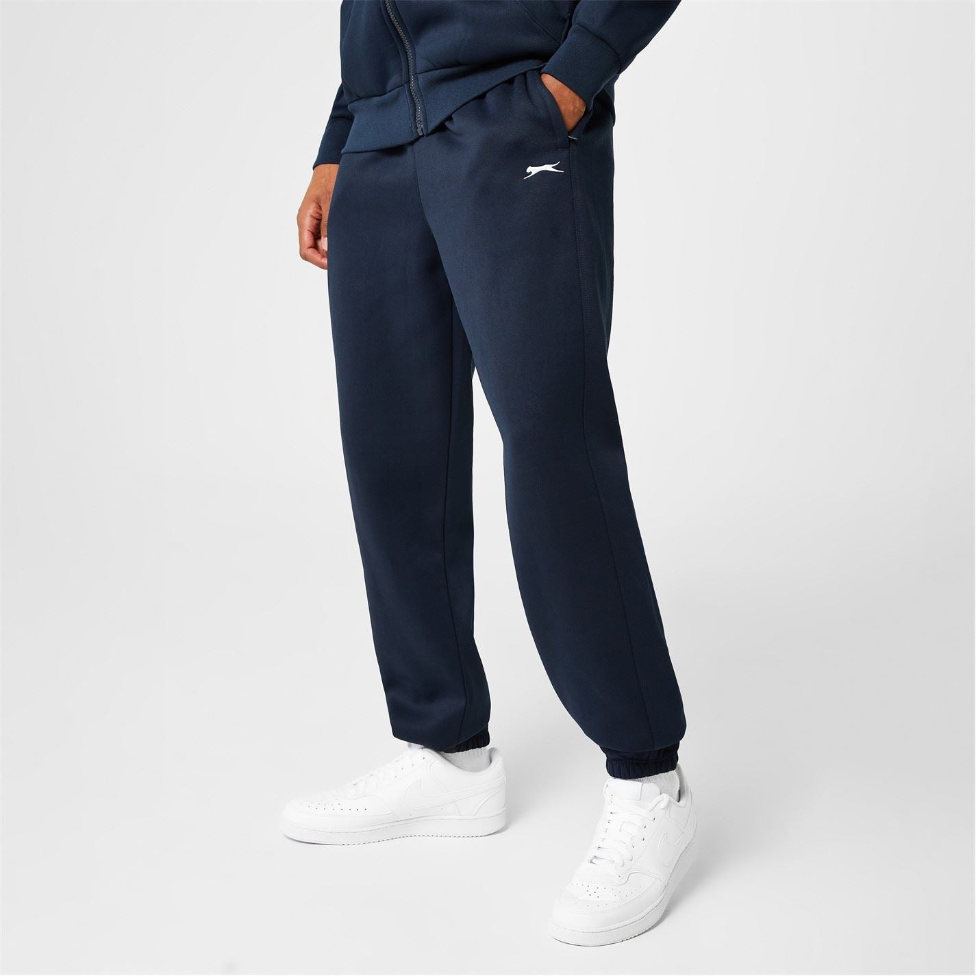 Slazenger Mens Cuffed Fleece Jogging Bottoms