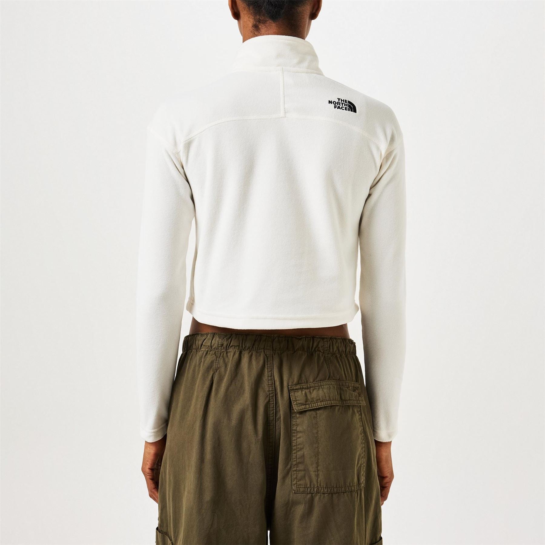 The North Face Glacier Quarter Zip Crop Fleece Top