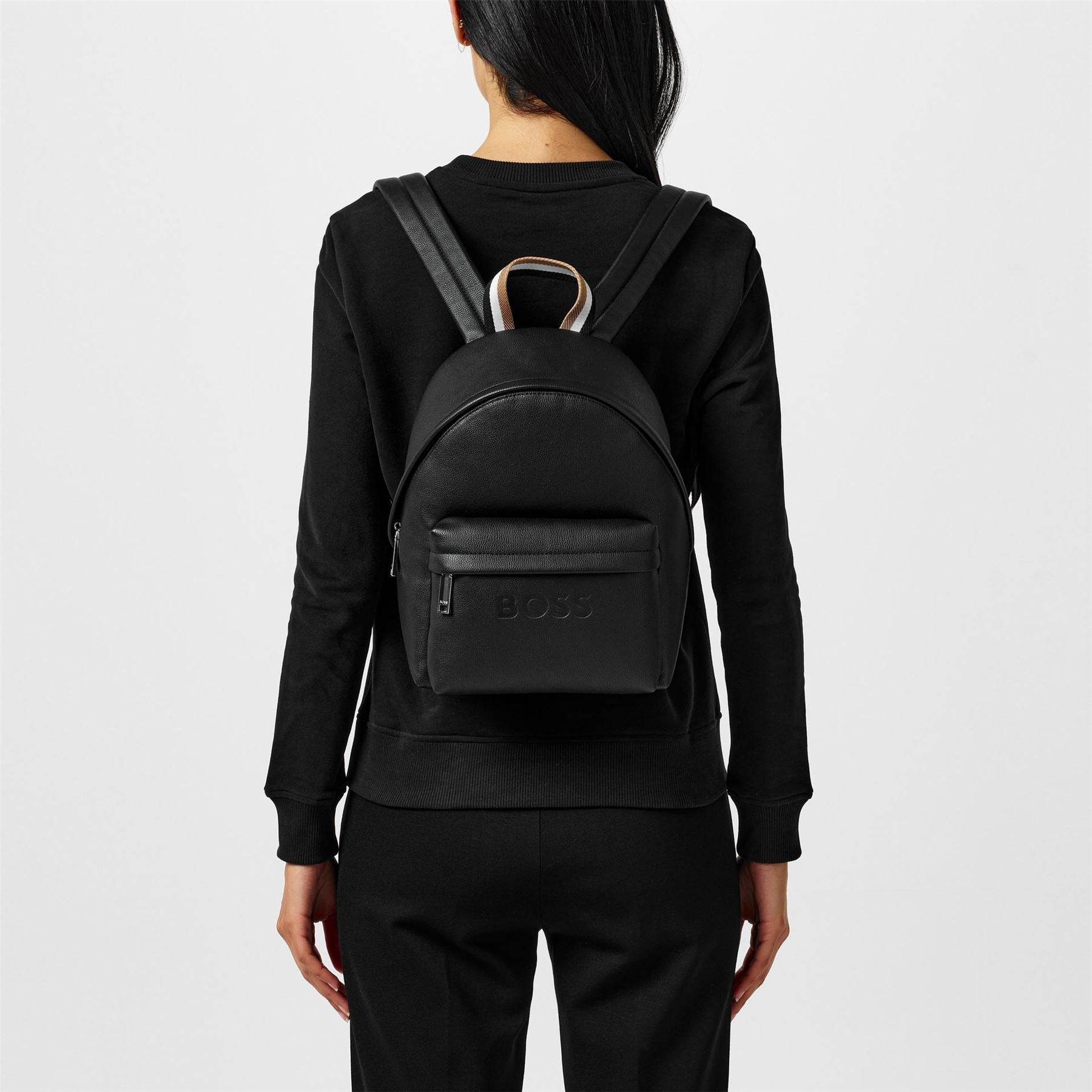 Boss Addison Backpack, Luxurious Textured Leather