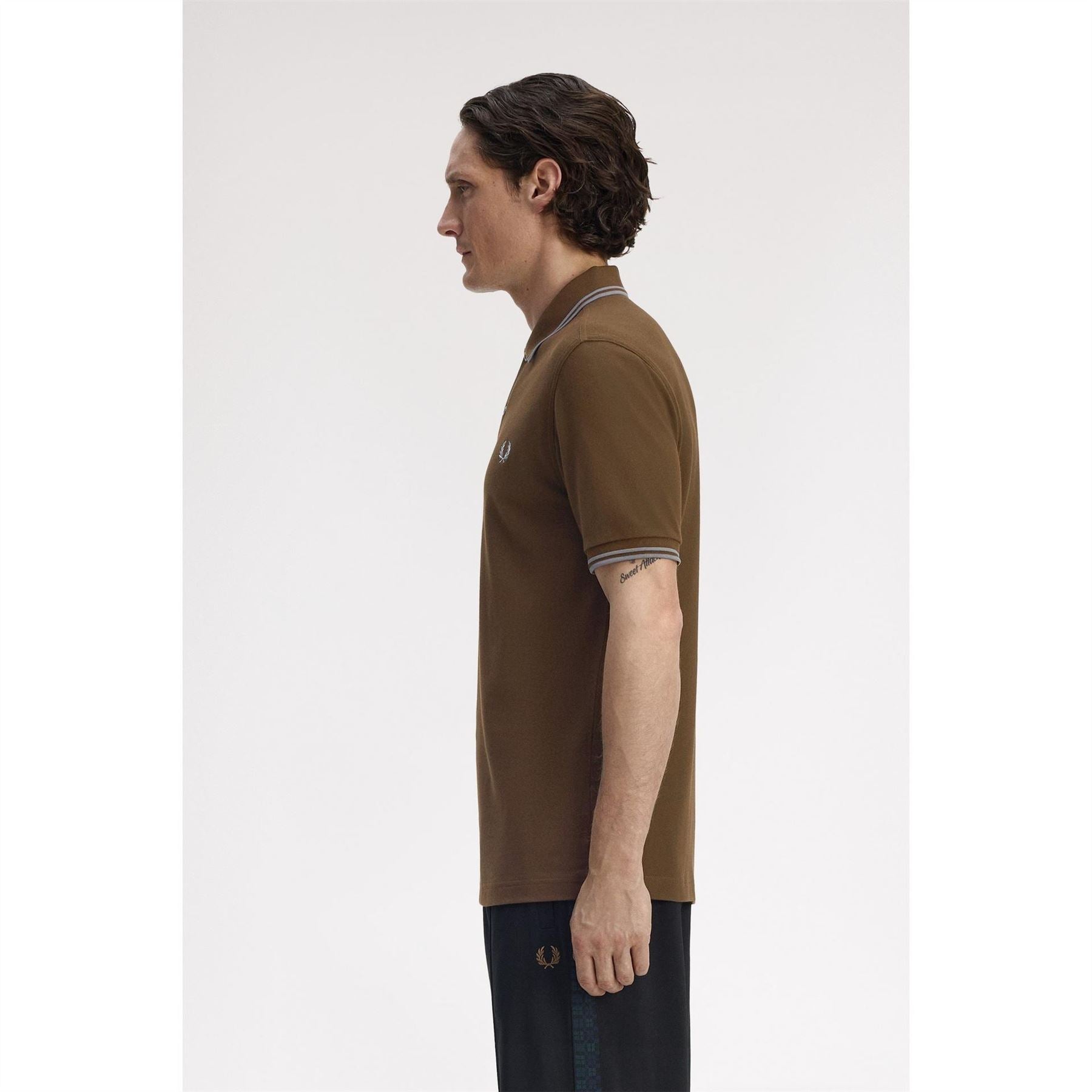 Fred Perry Sleeve Twin Tipped Polo Shirt