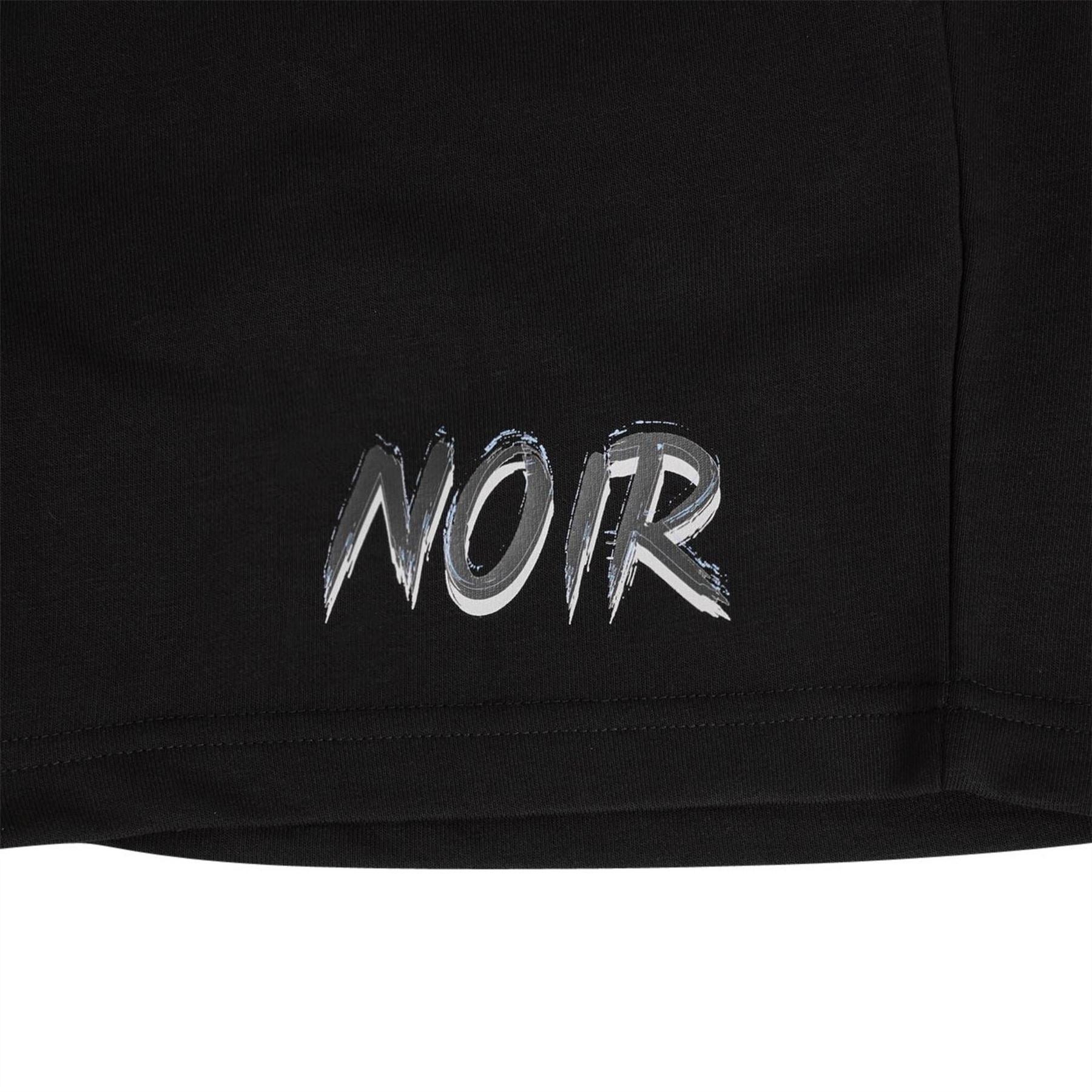 Societe Noir Scribble Sweat Shorts with Elasticated Waistband