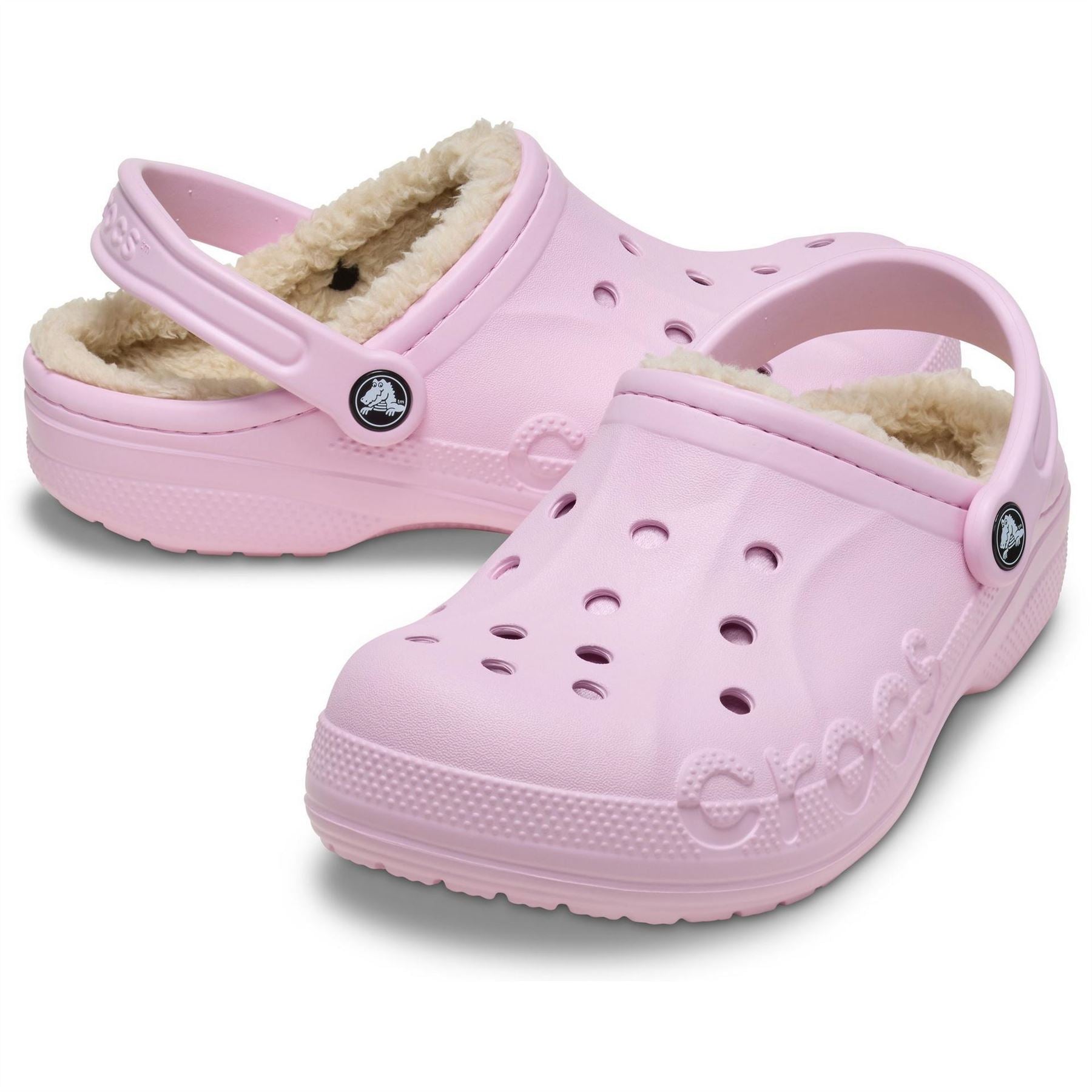 Crocs Baya Lined Flat Heel Mules