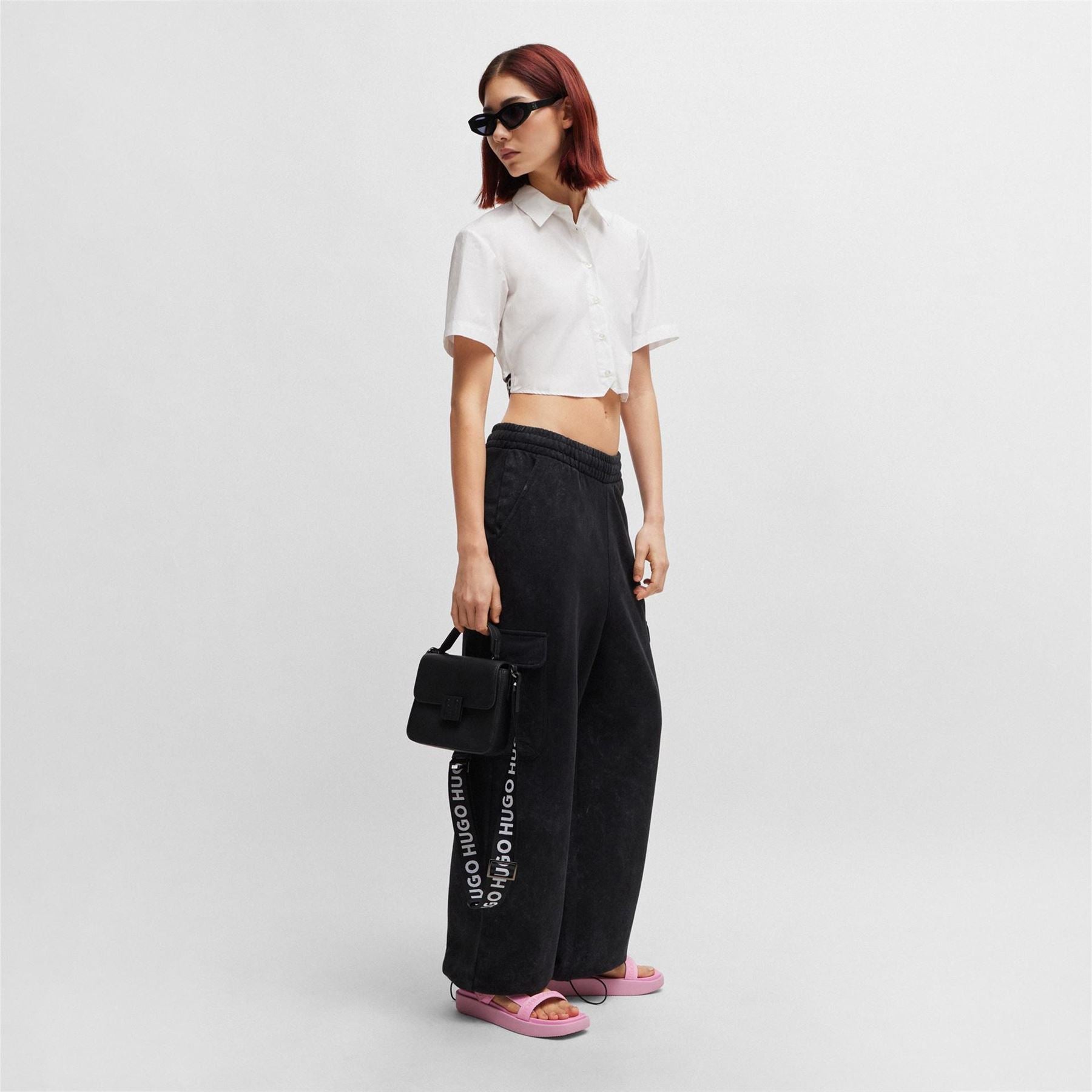 Hugo Enovia Short Sleeve Blouse
