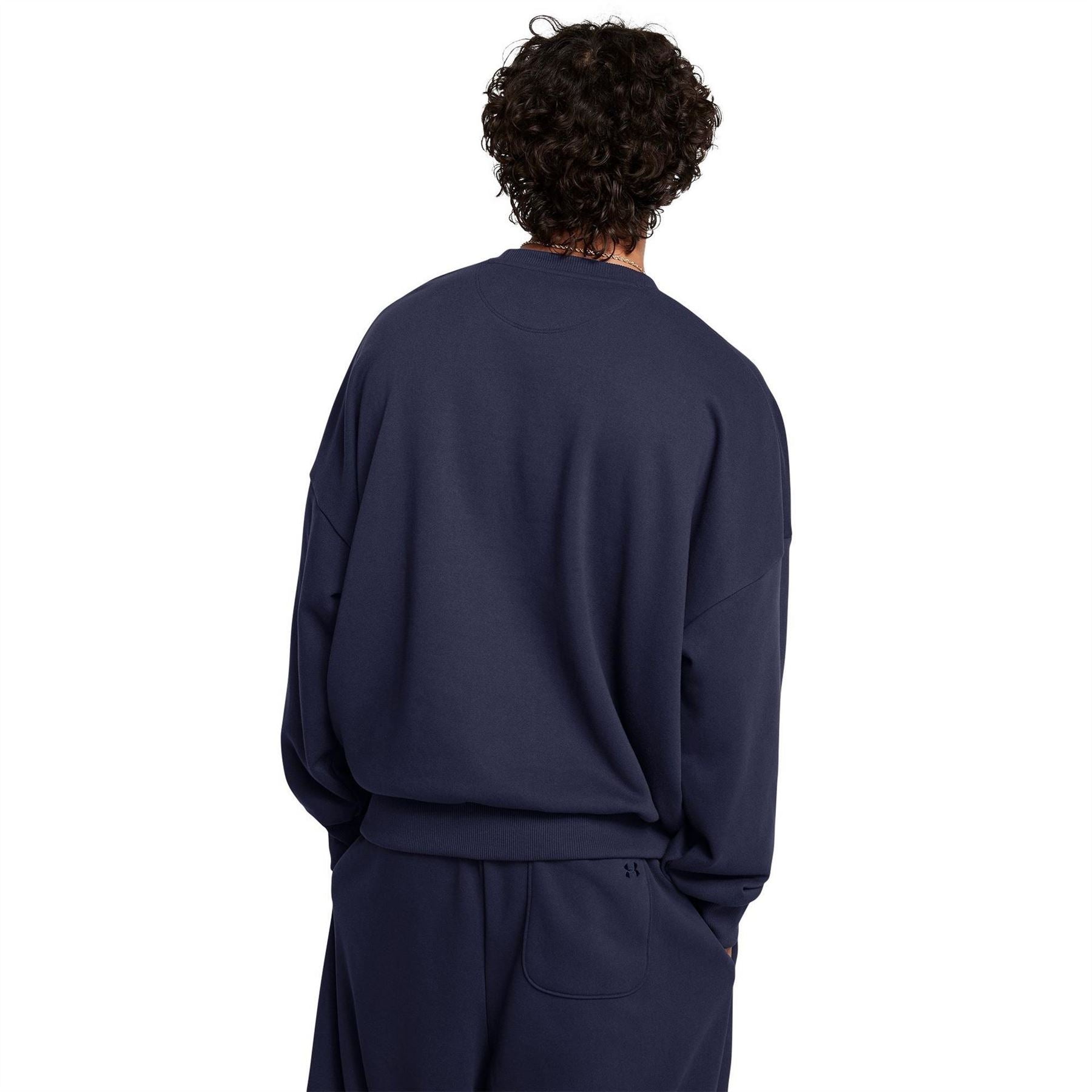 Under Armour Icon Crew Neck Ribbed Collar Long Sleeve Sweatshirt