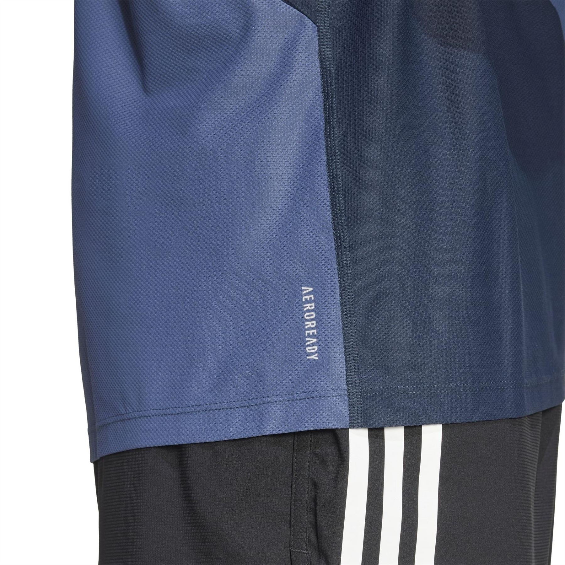adidas Mens Own The Run Colourblock Aeroready T-Shirt