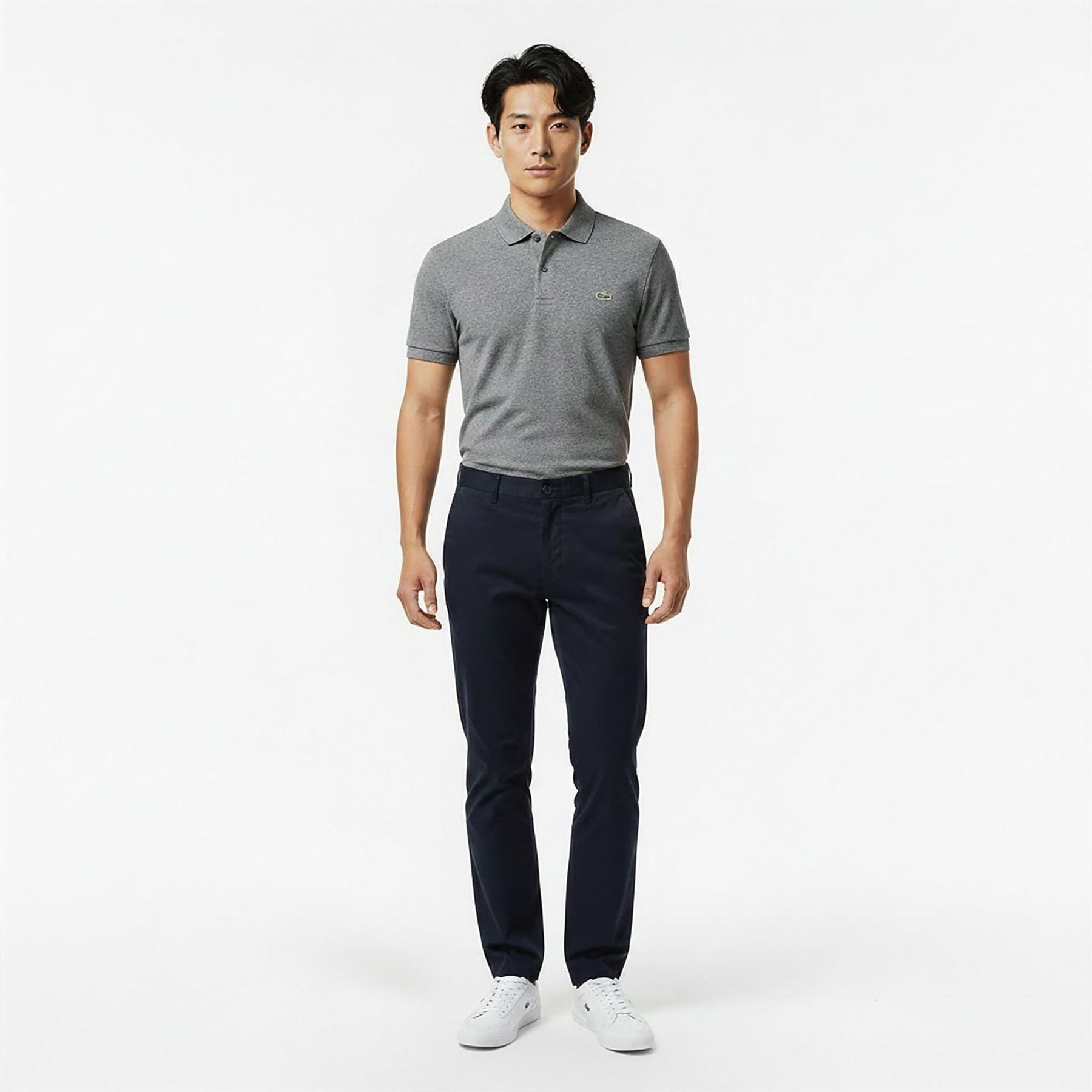 Lacoste Slim Solid Patterned Chinos
