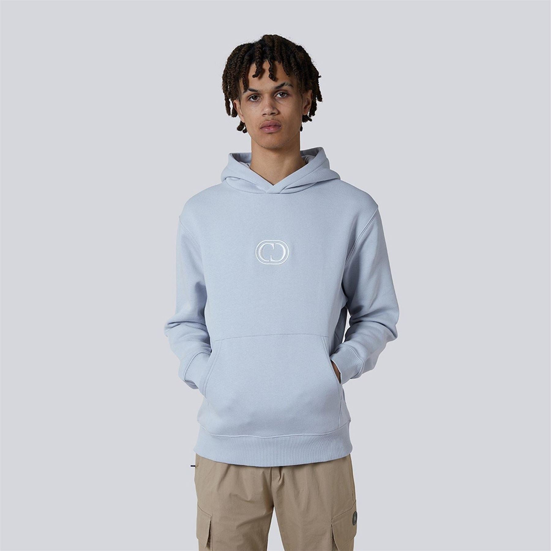 Criminal Damage Maison Hooded Neck Long Sleeve Sweatshirt