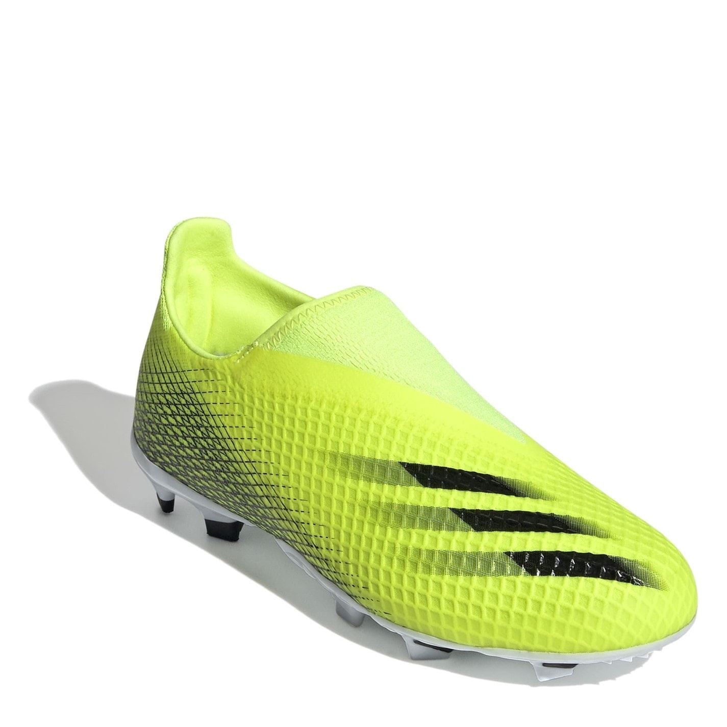 adidas X Ghosted .3 Laceless Juniors Firm Ground Football Boots