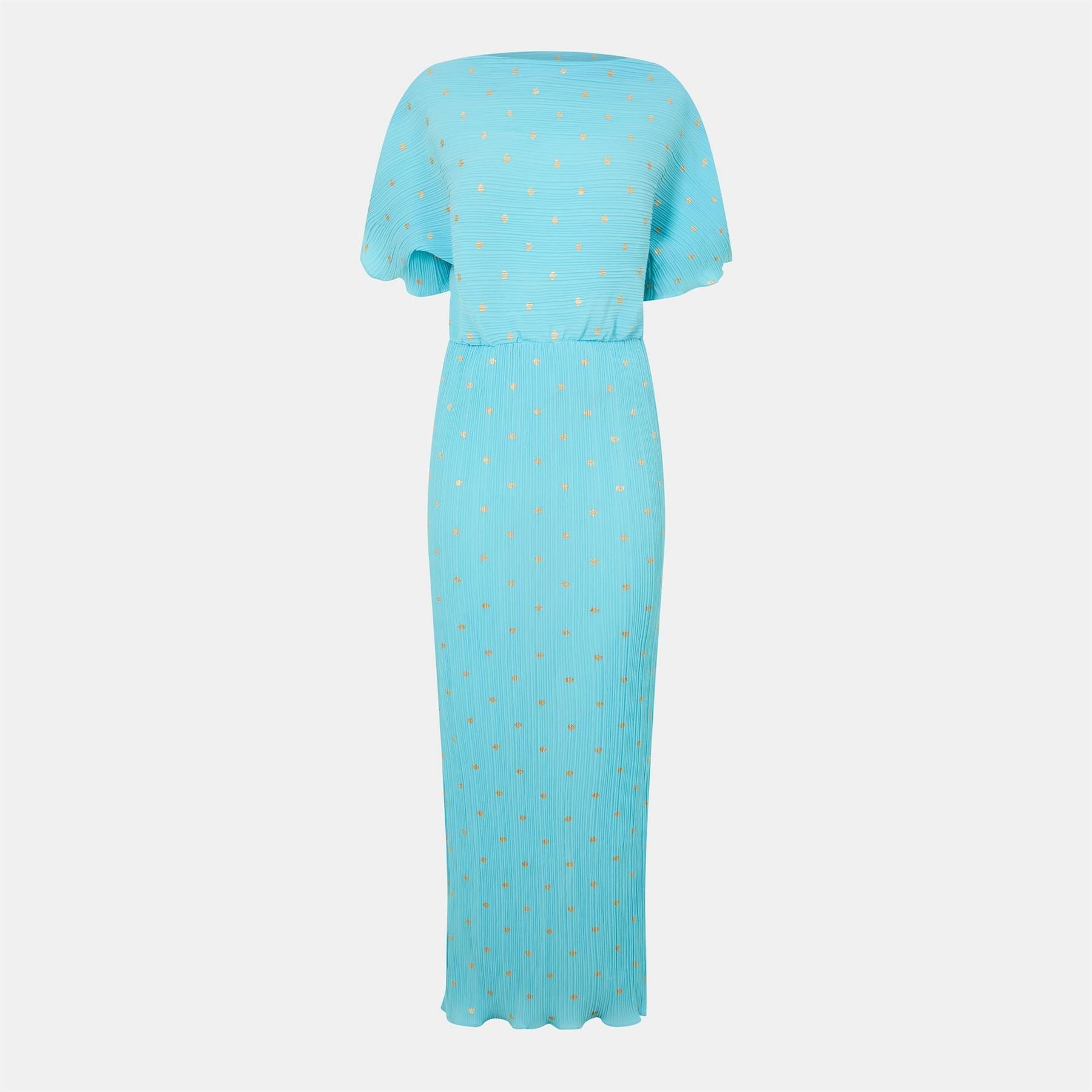 Never Fully Dressed Tilly Boat Neck Maxi A-Line Dress