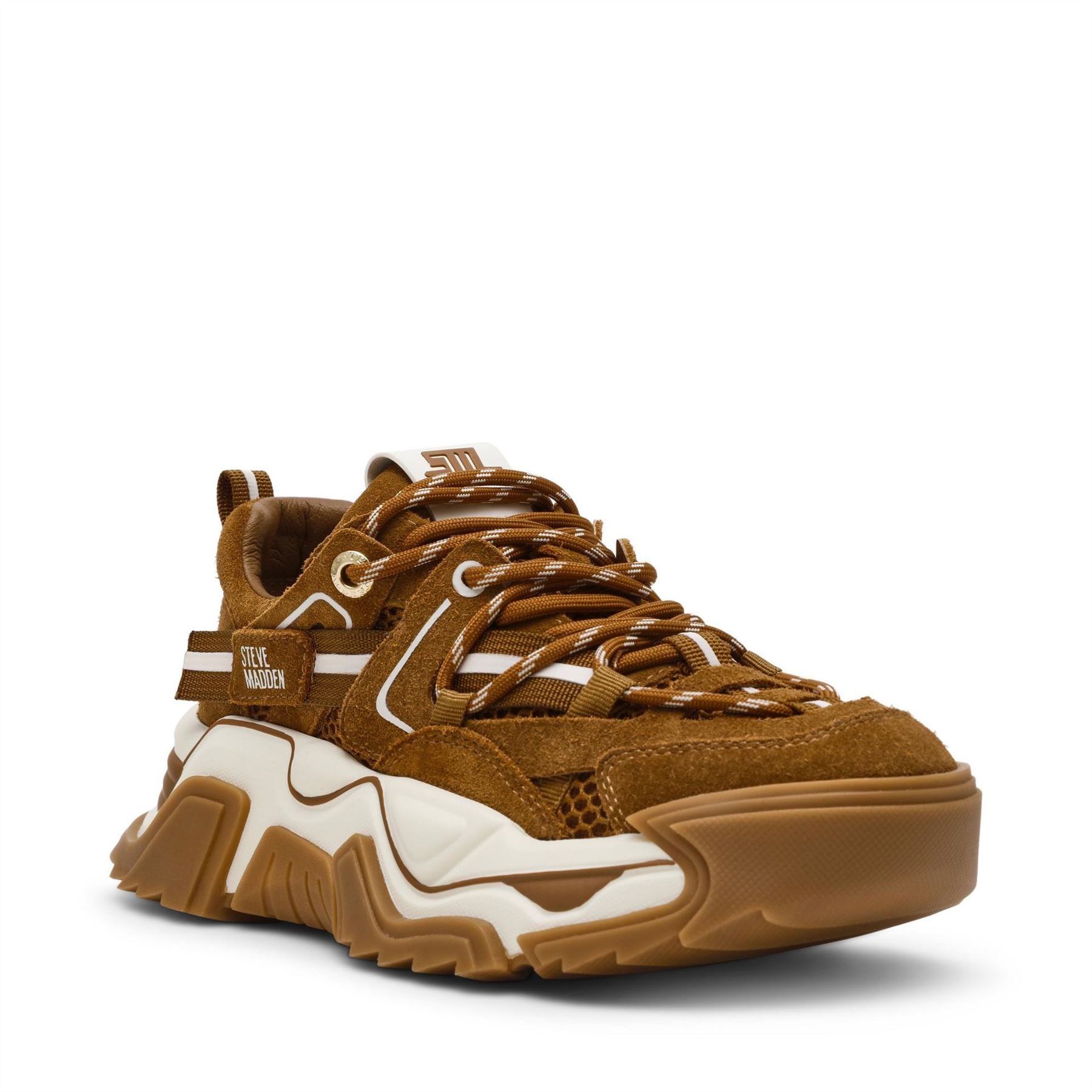 Steve Madden Kingdom 2.0 T Lace-Up Stripe Sneakers