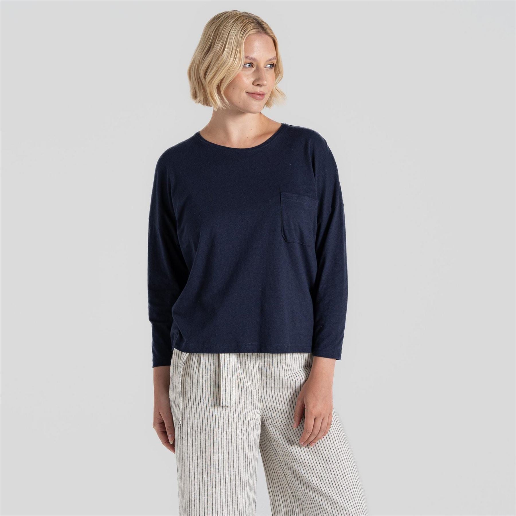 Craghoppers Lifestyle Solucellair Crew Neck Long Sleeve T-Shirt