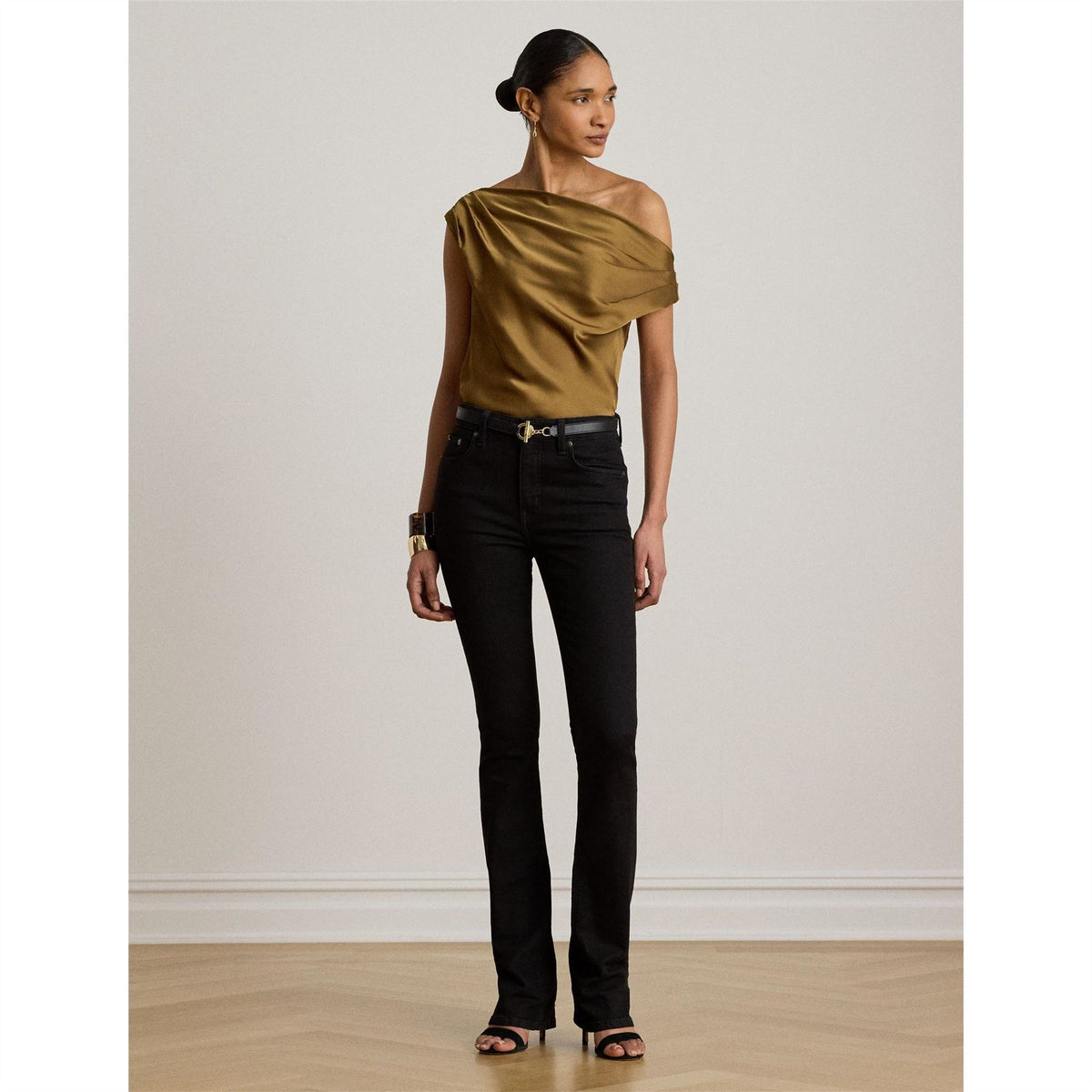 Lauren by Ralph Lauren Short Sleeve Plain Shirt