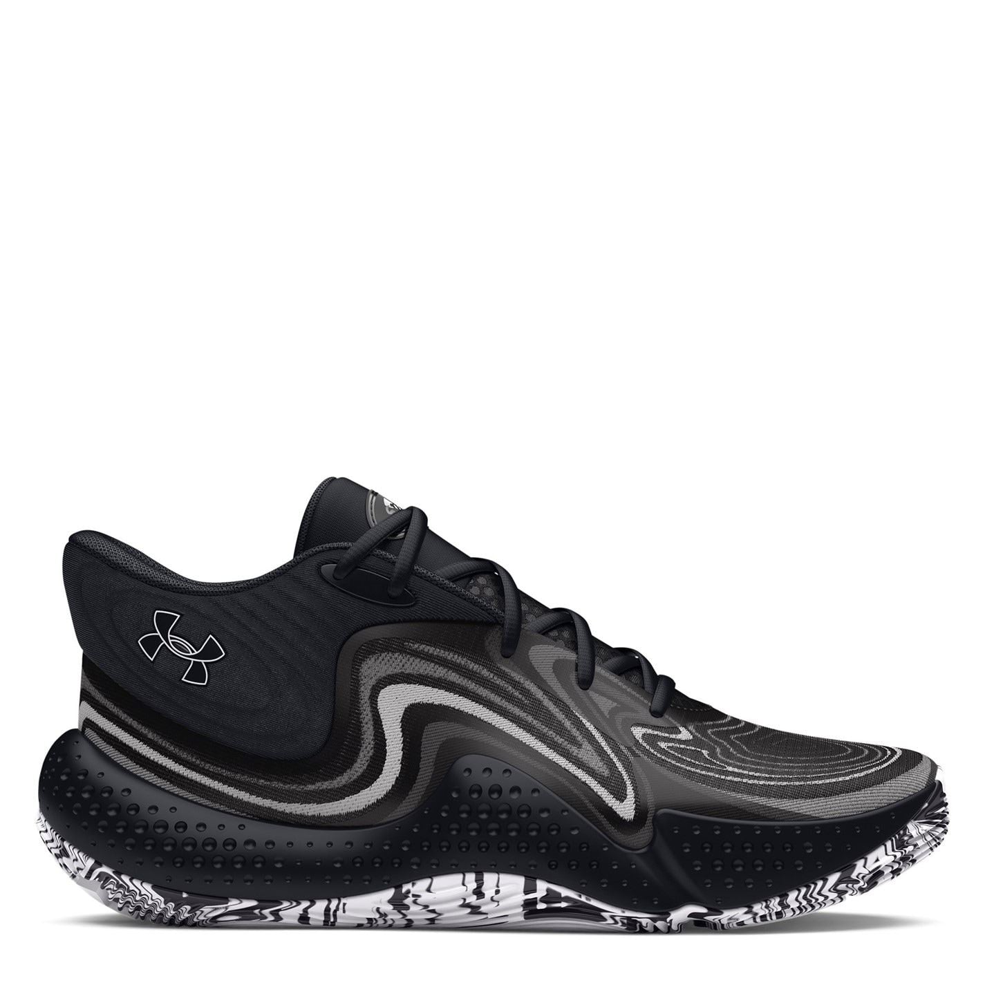 Under Armour UA Spawn 6 Mid Basketball Graphic Print Lace-Up Trainers