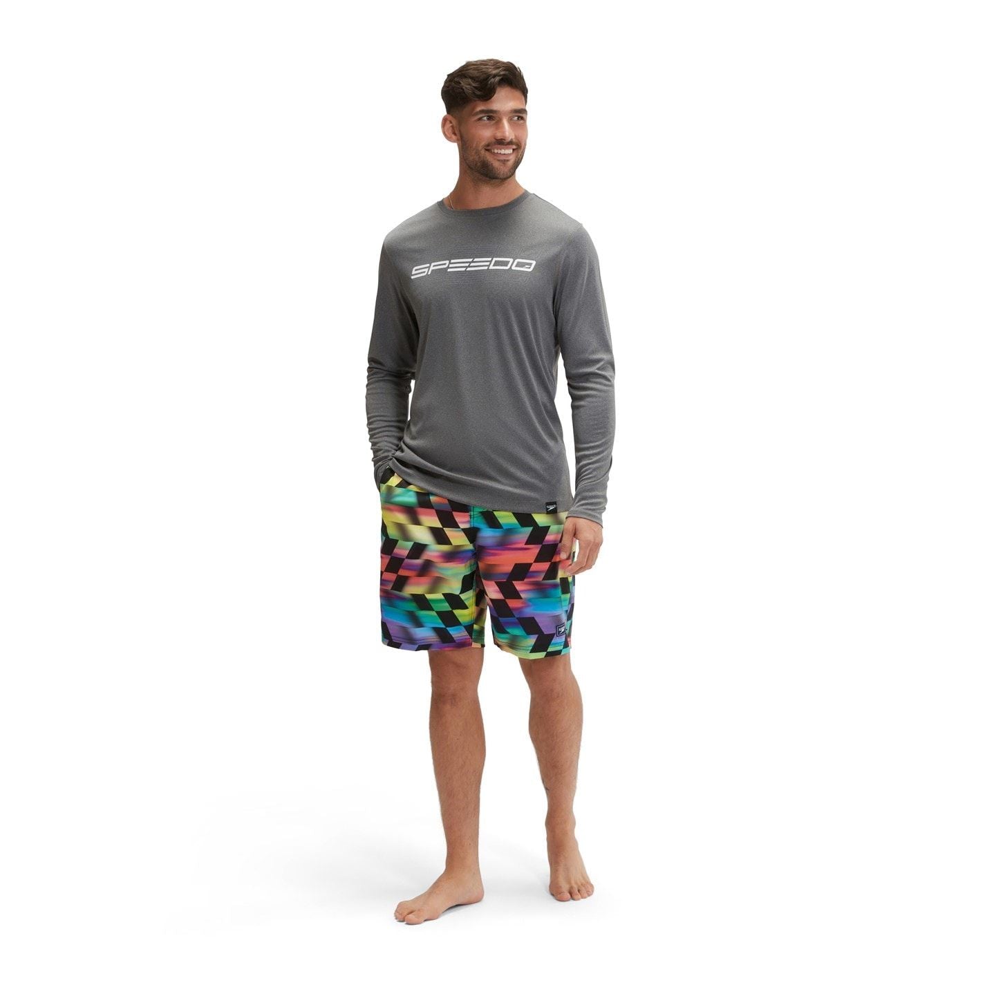 Speedo Long Sleeve Graphic Regular Fit T-Shirt