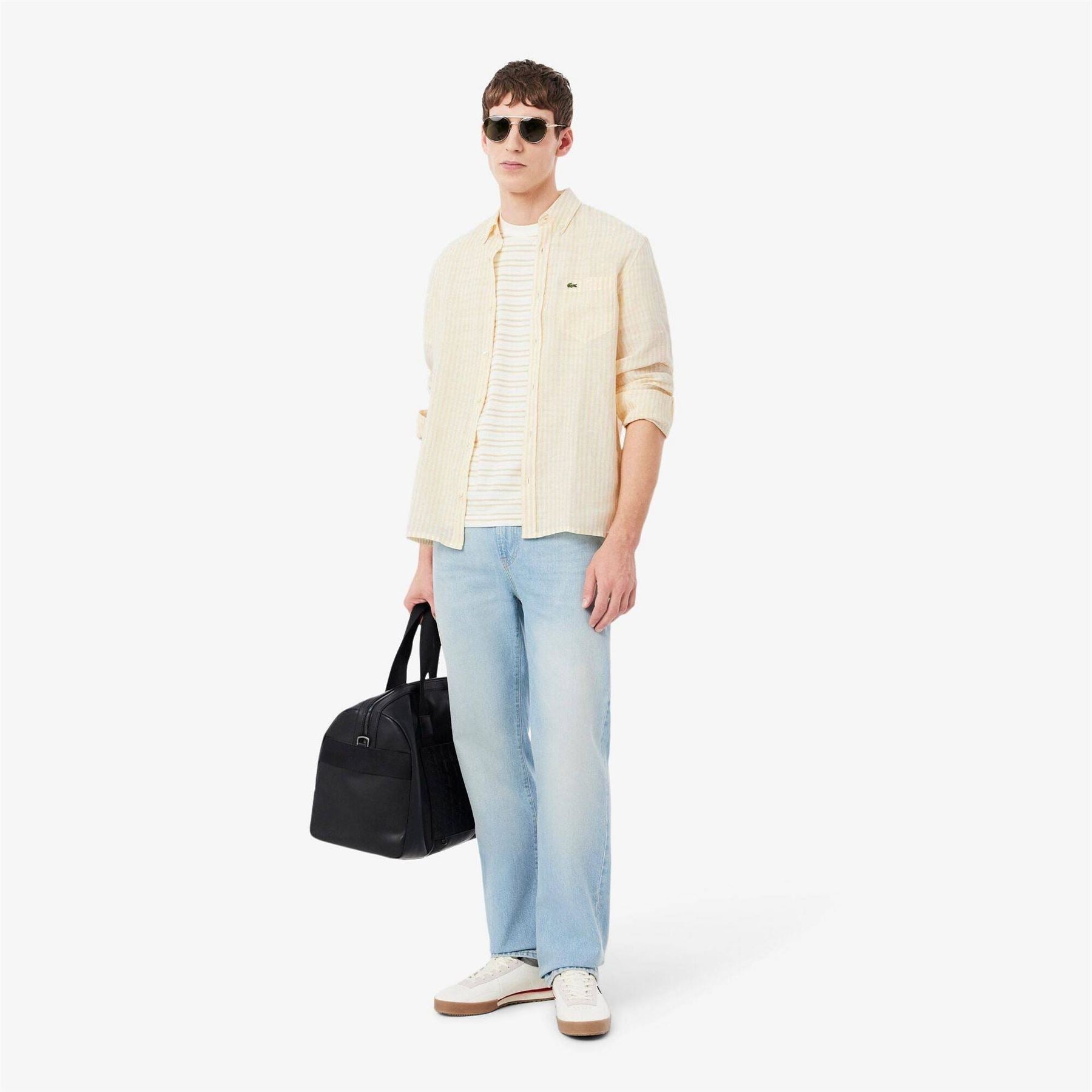 Lacoste Long Sleeve Patterned Shirt