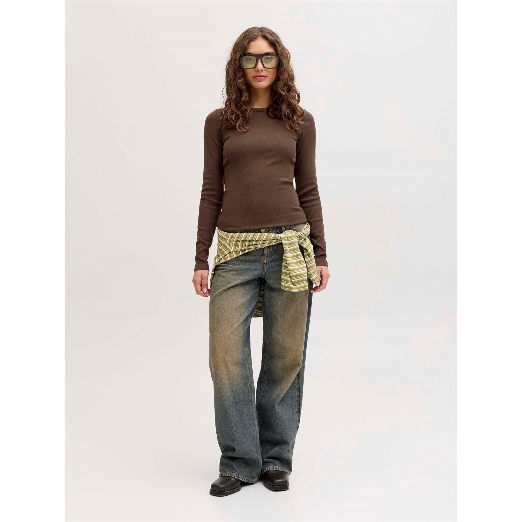 JJXX Freya Crew Neck Long Sleeve Jersey T-Shirt