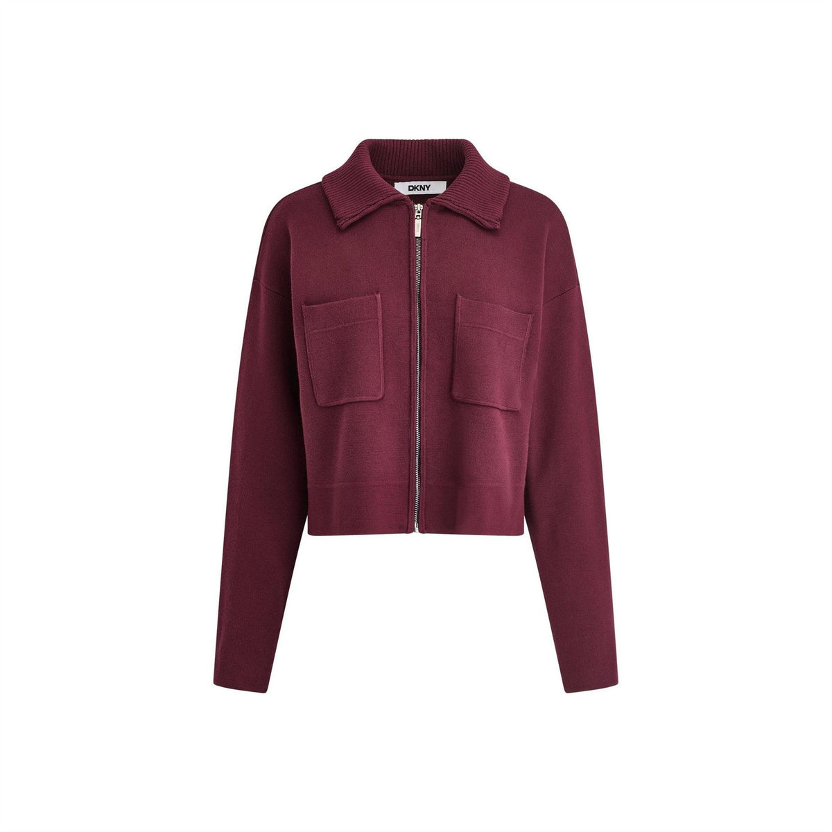 DKNY FulL-Zip Knit Jacket Ld64