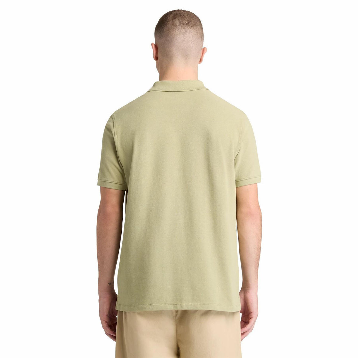 Timberland Millers Timberland Logo Collared Neck Short Sleeve Shirt