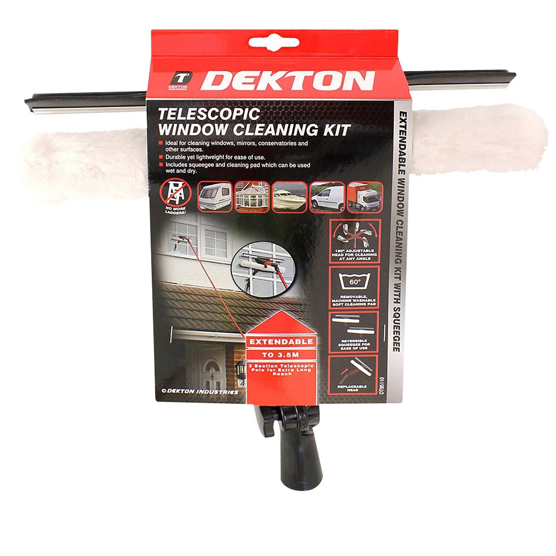 Dekton Telescopic Wind Cleaning Kit